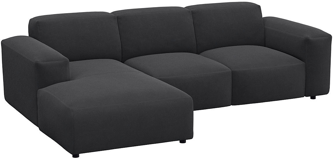 FLEXLUX Ecksofa "Lucera Chaislongue rechts oder links", modern & anschmiegs günstig online kaufen