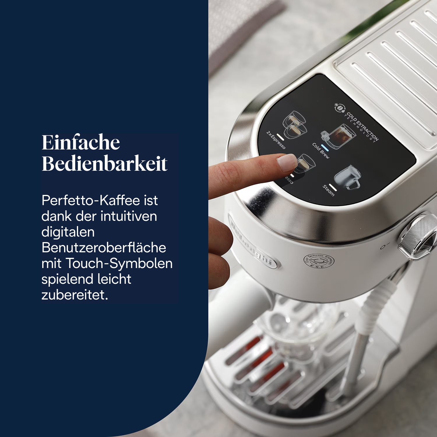 De'Longhi Espressomaschine »DEDICA DUO EC890.WI«