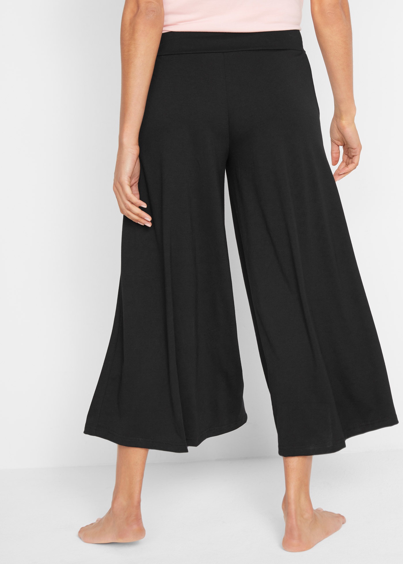 bonprix Culotte mit breitem Komfortbund, lockere Passform, extraweite Beine günstig online kaufen