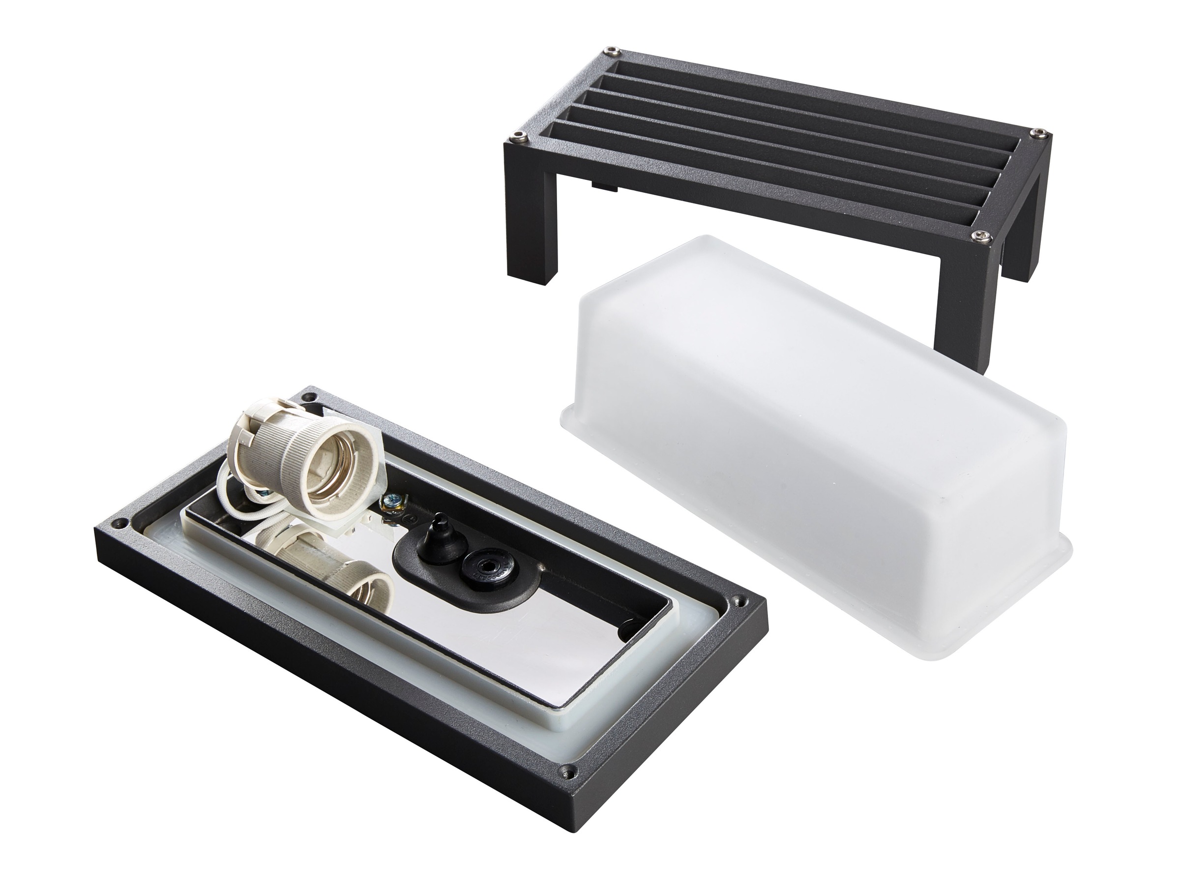 HEITRONIC Außen-Wandleuchte "Sevilla" E27 Wand-Außenleuchte vollflächiger L günstig online kaufen