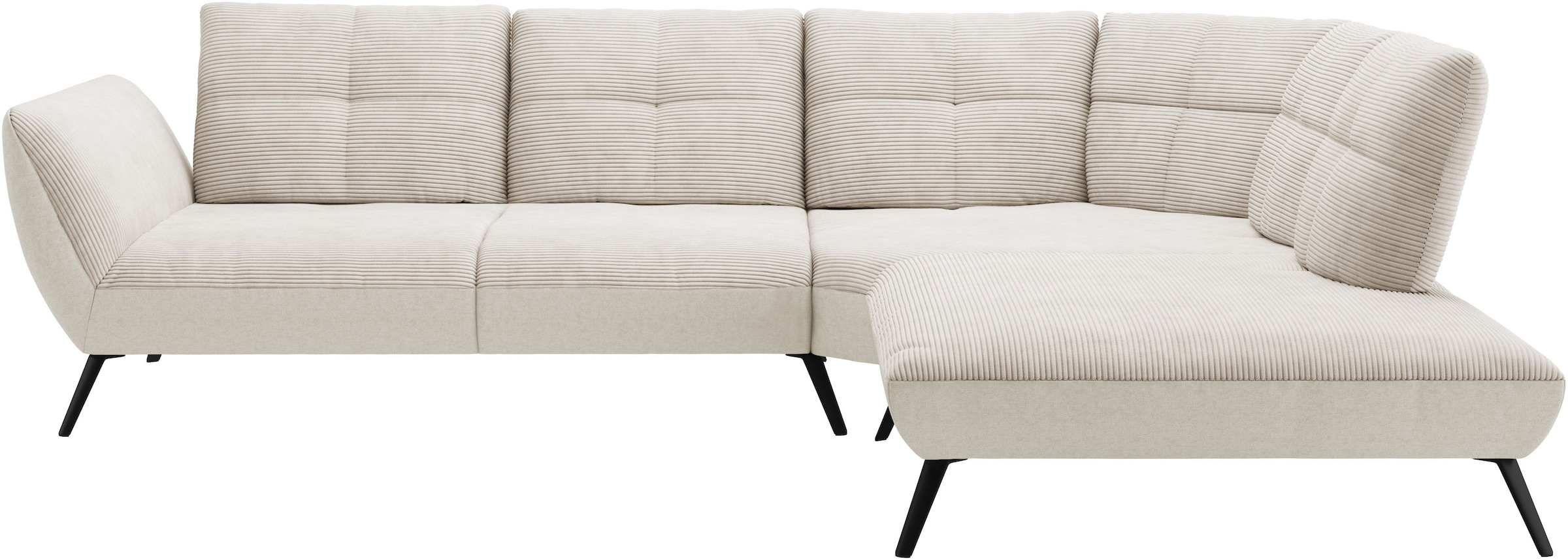 Places of Style Ecksofa »Mikado L-Form«, inkl. Sitztiefenverstellung und Armteilverstellung