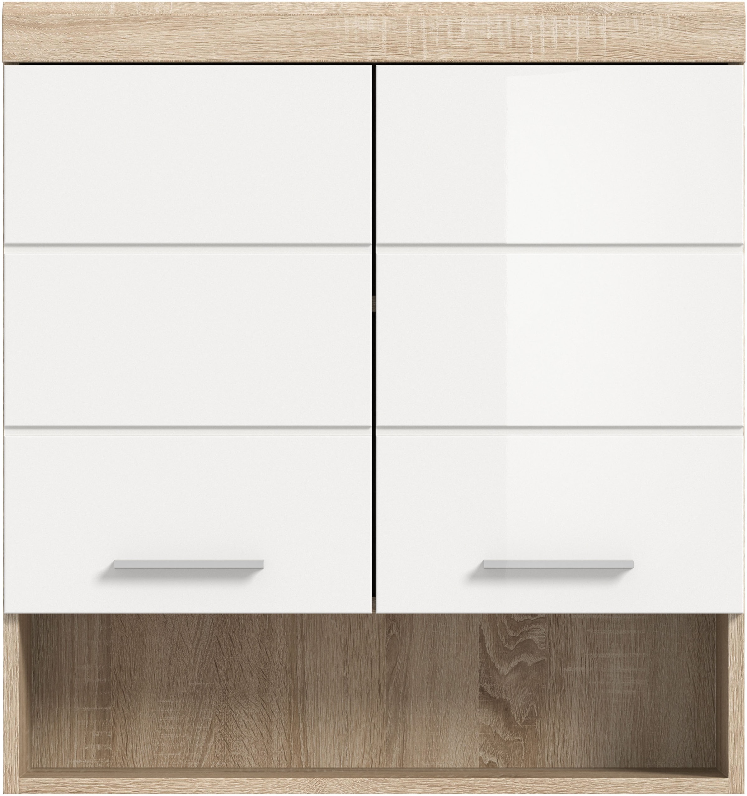 INOSIGN Hängeschrank »Siena, Breite 74cm, 2 Türen, 1 offenes Fächer, MDF-Front«, in verschiedenen Farben erhältlich, Badmöbel, Badschrank, Schrank, Bad