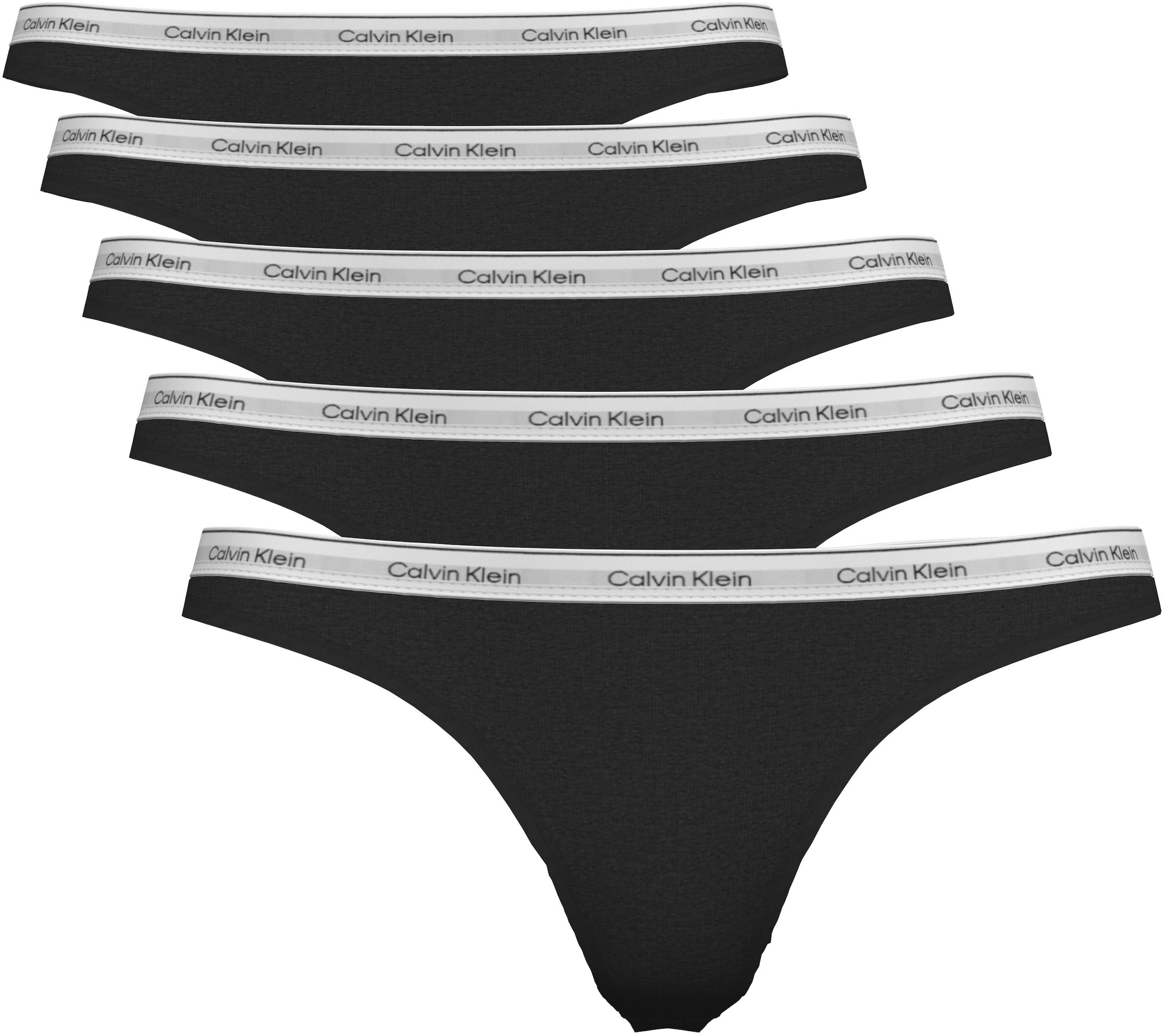 Calvin Klein Underwear Tanga "THONG 5 PK" Packung, Körpernahe Passform günstig online kaufen
