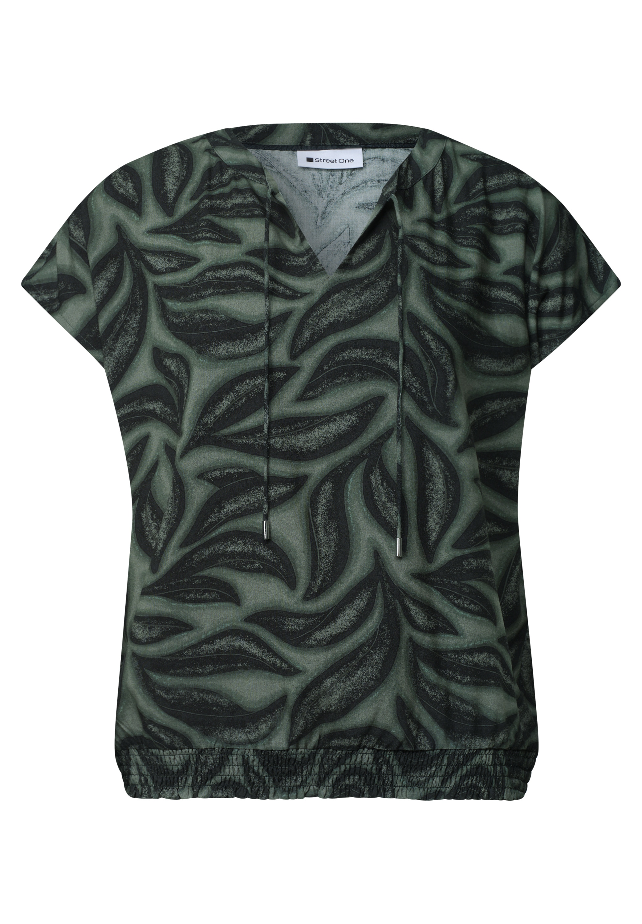 STREET ONE Shirtbluse mit Elastikbund