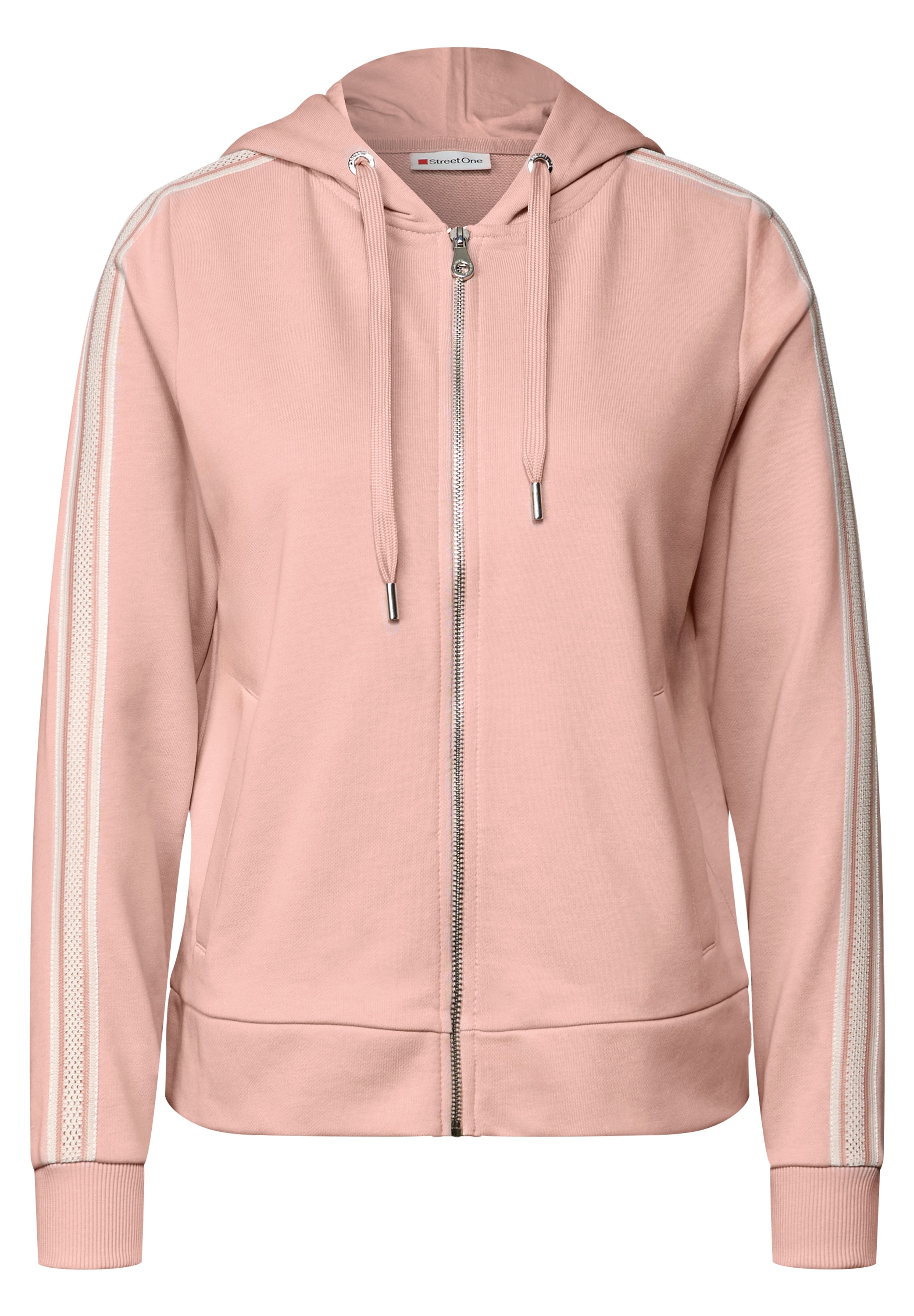 STREET ONE Sweatjacke, im soften Baumwoll-Mix