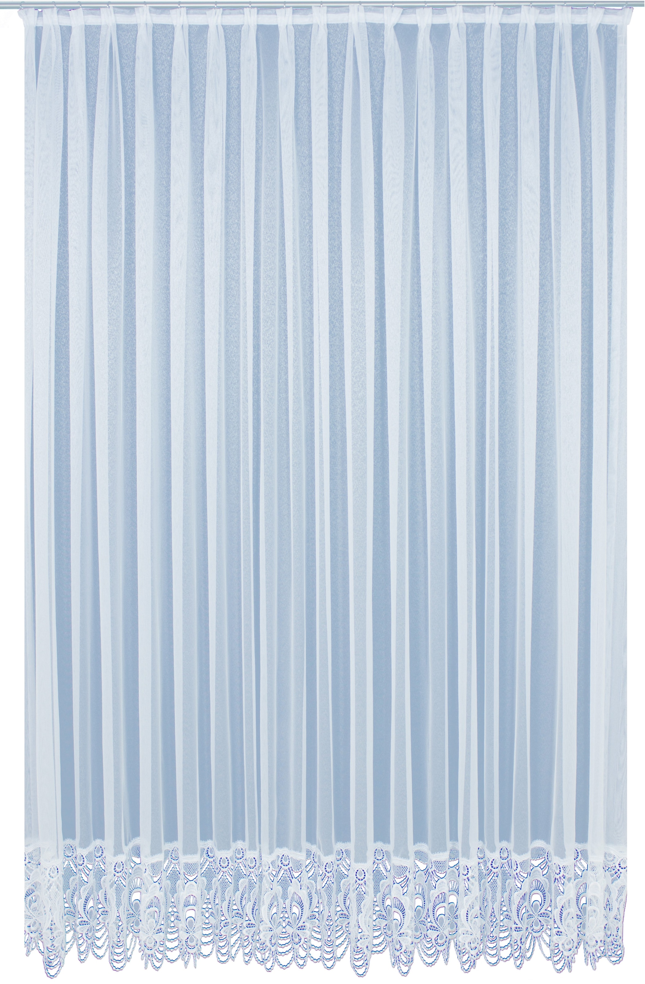 Wirth Gardine "Elena" Faltenband 1 Stk. tlg. Store veredelt mit echter Plau günstig online kaufen