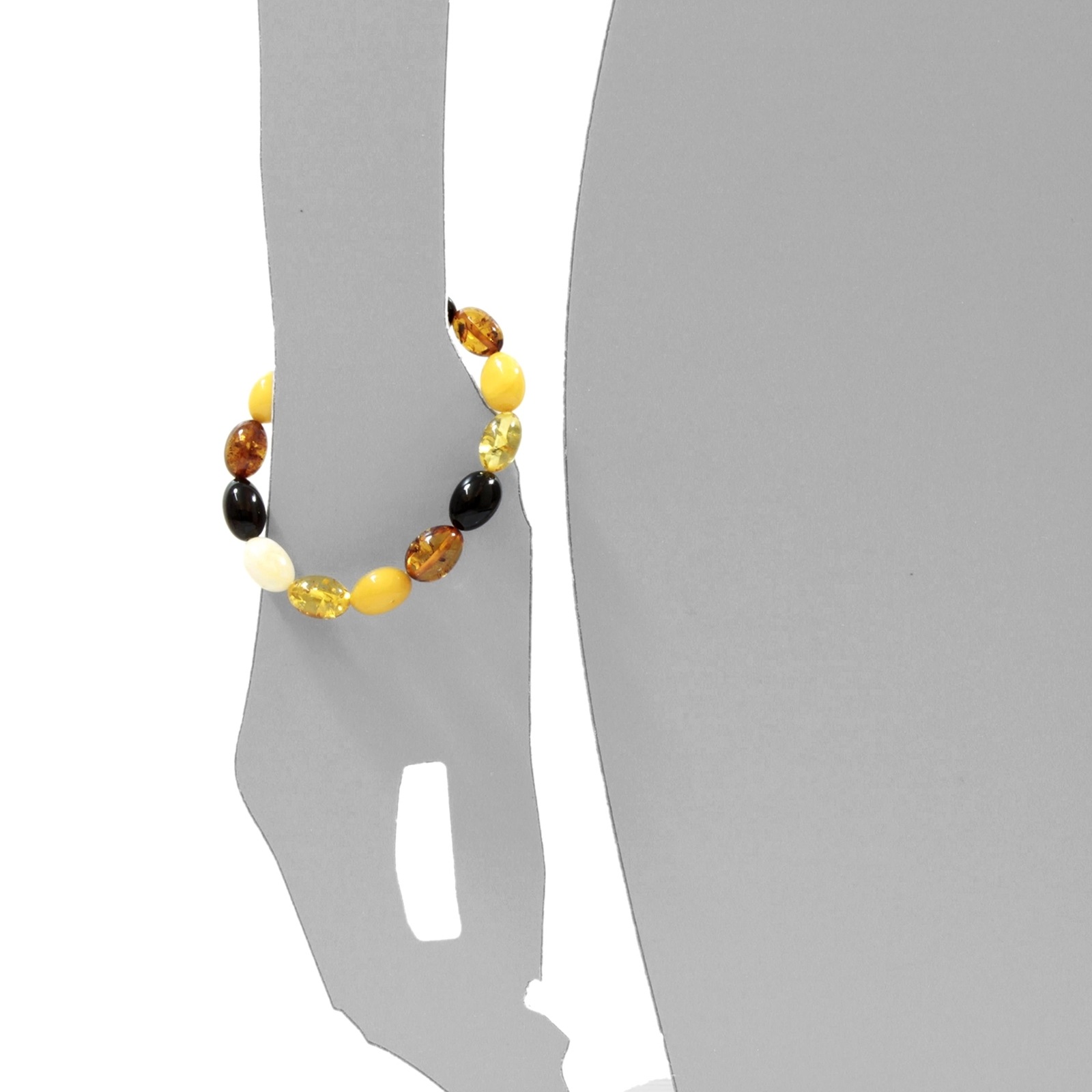 OSTSEE-SCHMUCK Armband »Ostsee-Schmuck Armband Olive 12 x 8 mm Armband Olive 12 x 8 mm«