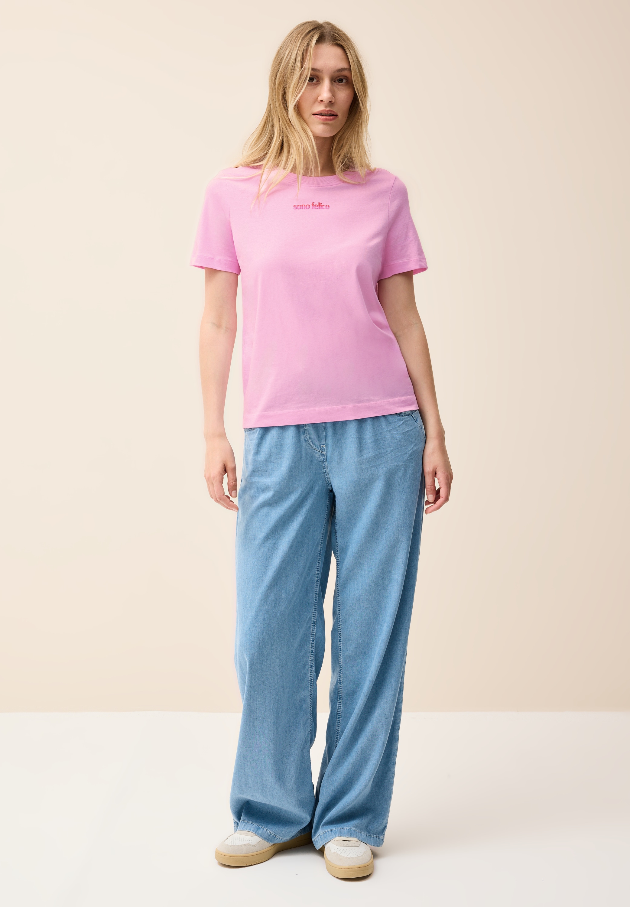 Cecil Print-Shirt, aus reiner Baumwolle