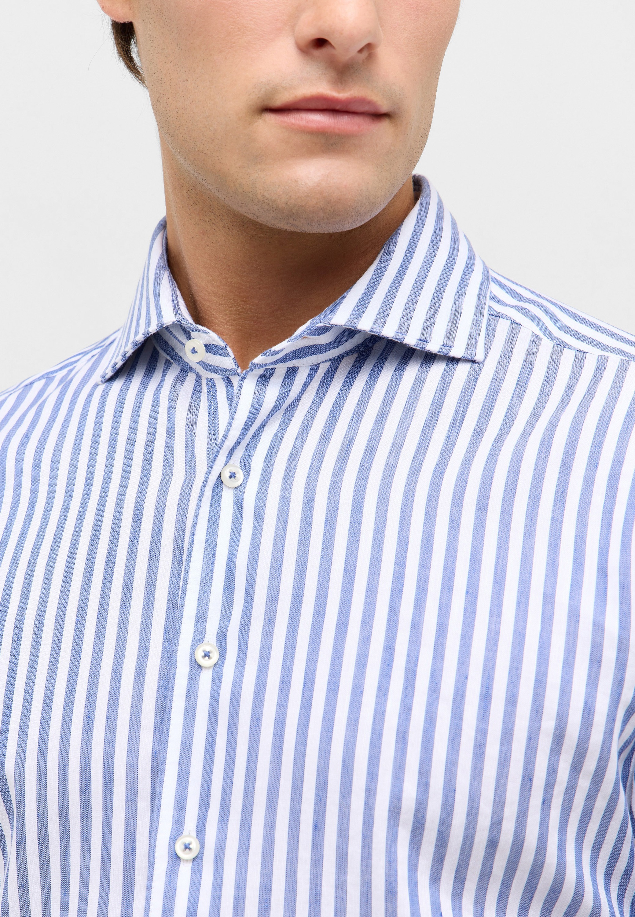 Thumbnail - Eterna Langarmhemd "SLIM FIT" EASY IRON (bügelleicht)