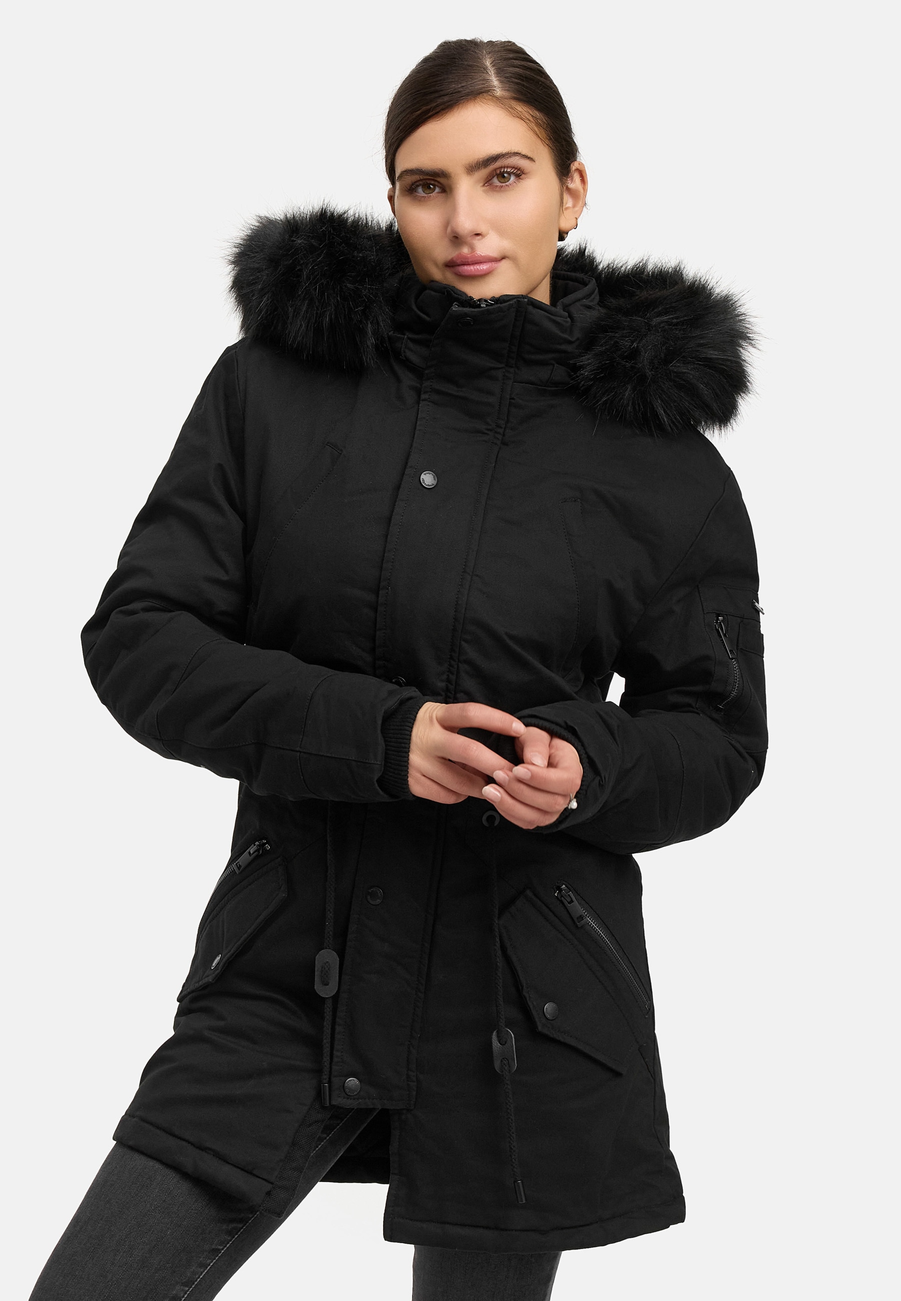 trueprodigy Winterjacke »Julius F mit abnehmbarer Kapuze« mit Kapuze