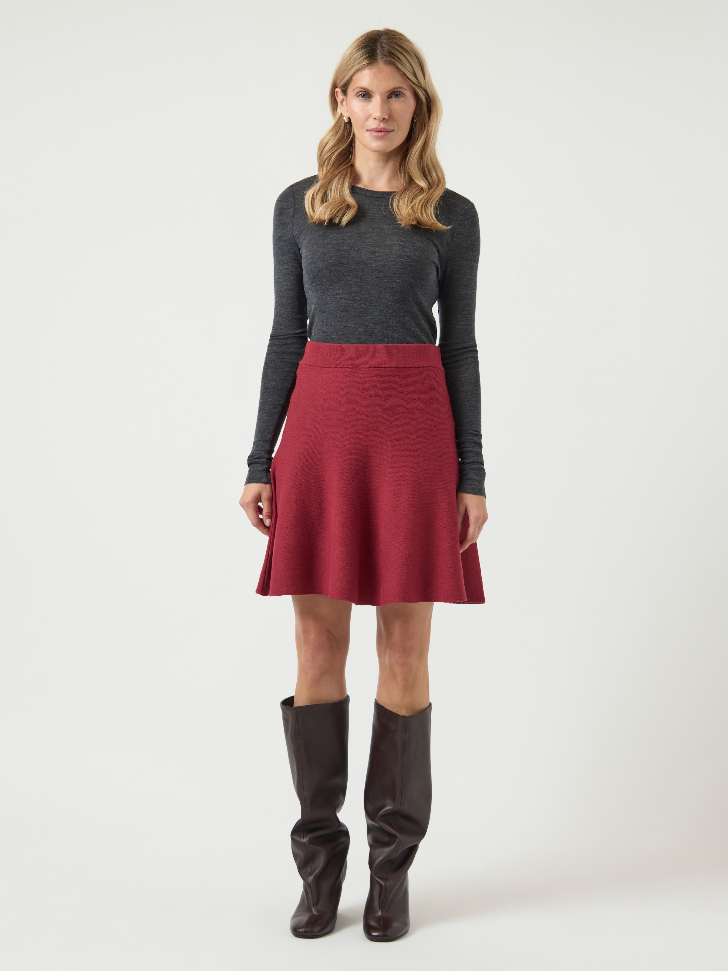 Y.A.S Minirock »YASFONNY HW KNIT SKIRT S. NOOS«
