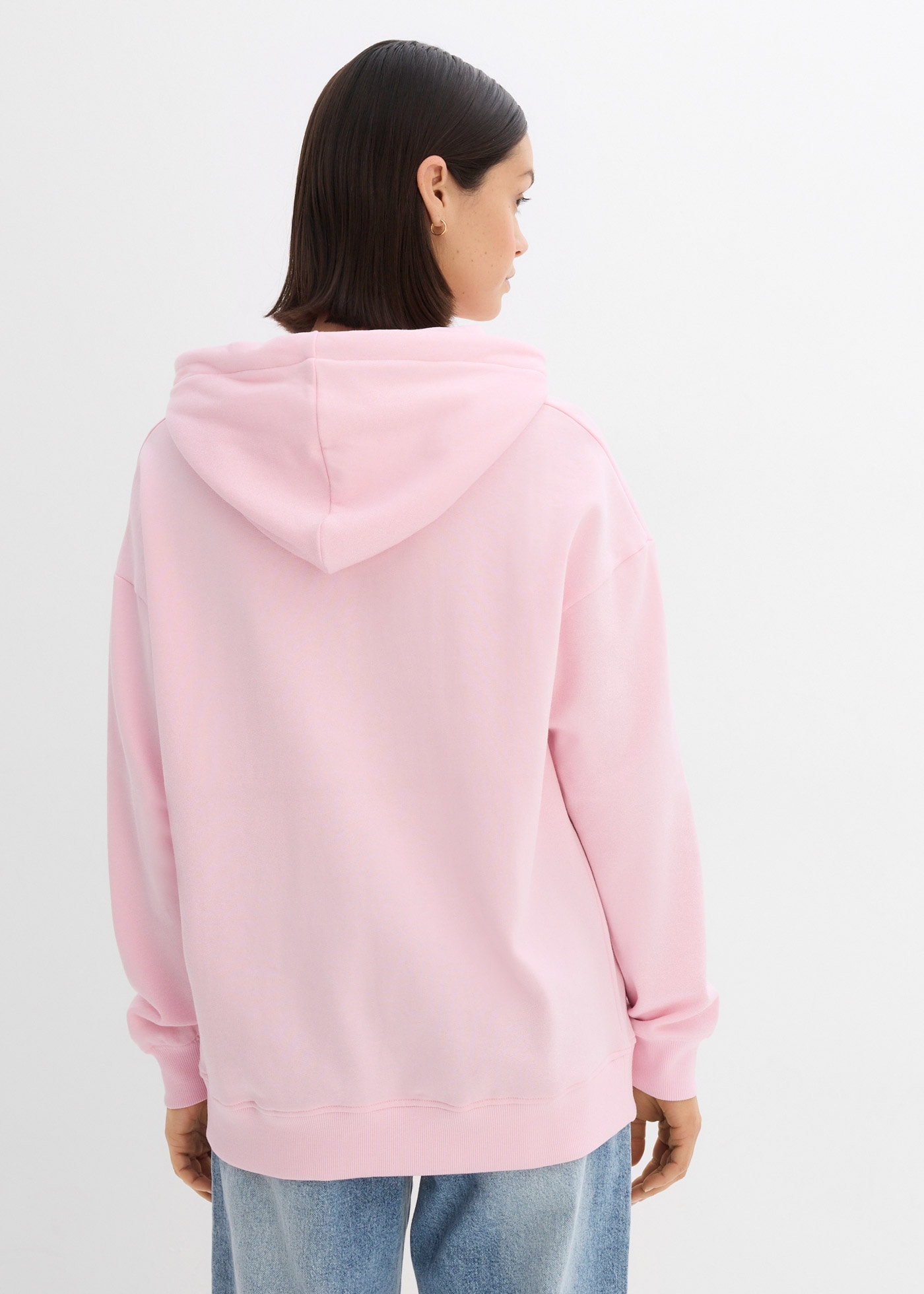 bonprix Kapuzensweatshirt , Oversize-Passform, Casual-Stil, aus Baumwolle und Polyester
