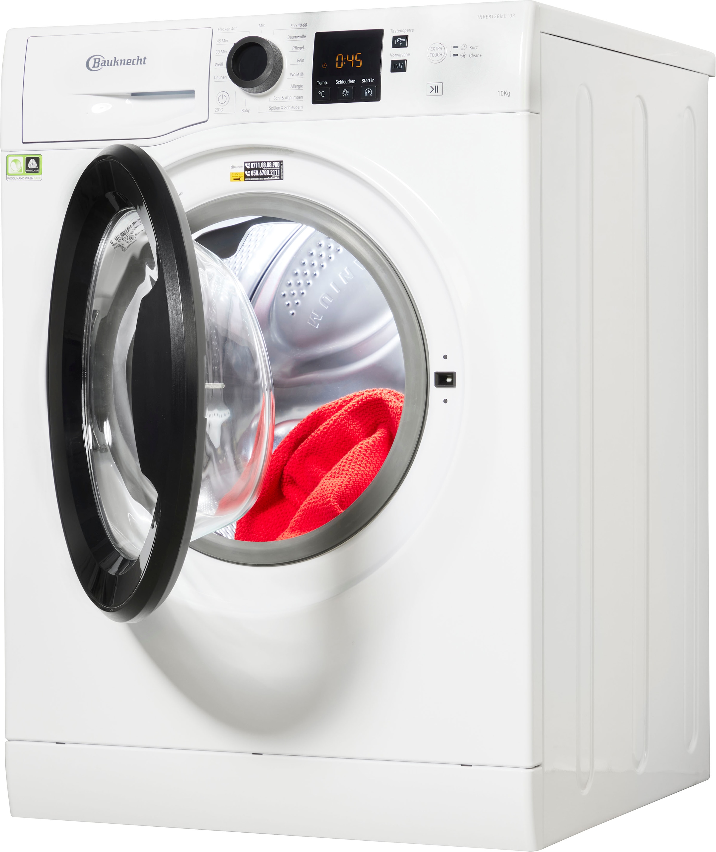 BAUKNECHT Waschmaschine »BPW 1014 | U/min kg, 1014 10 A, A«, 1400 BAUR BPW