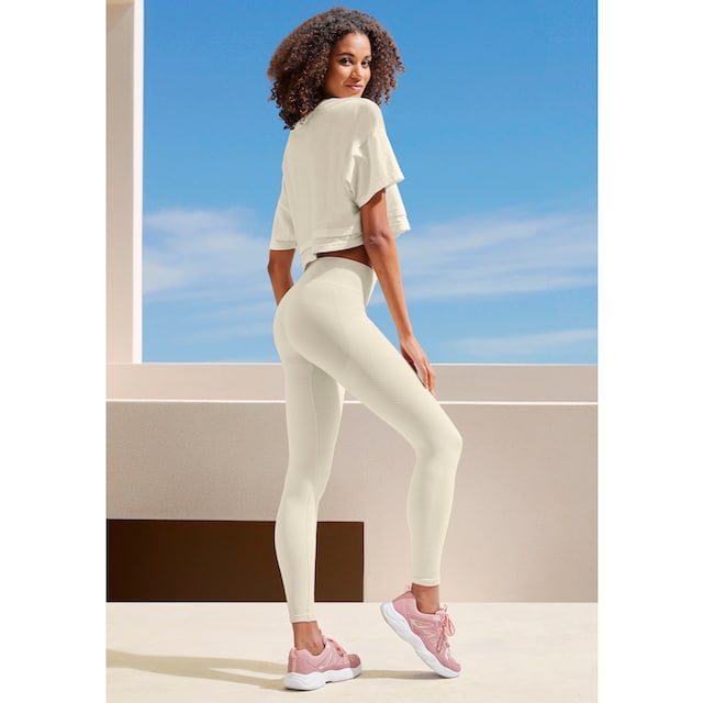 LASCANA Seamless Leggings »- Po Push Up Leggings«, mit Rippstruktur und  Shapingeffekt, Sporthose, Sportleggings online kaufen | BAUR