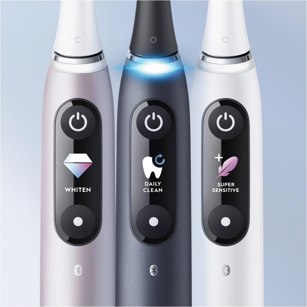Damenmode Kosmetik Oral B Elektrische Zahnbürste »iO Series 9«, 1 St. Aufsteckbürsten, mit Reiseetui schwarz Damenmode Kosmetik Oral B Elektrische Zahnbürste »iO Series 9«, 1 St. Aufsteckbürsten, mit Reiseetui schwarz