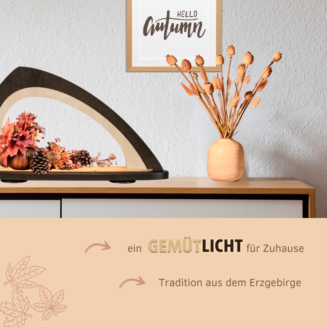 Weigla LED Schwibbogen »Weihnachtsdeko, Made in Germany« 1 Stk. Leerbogen zum Selbstbestücken, asymmetrisch