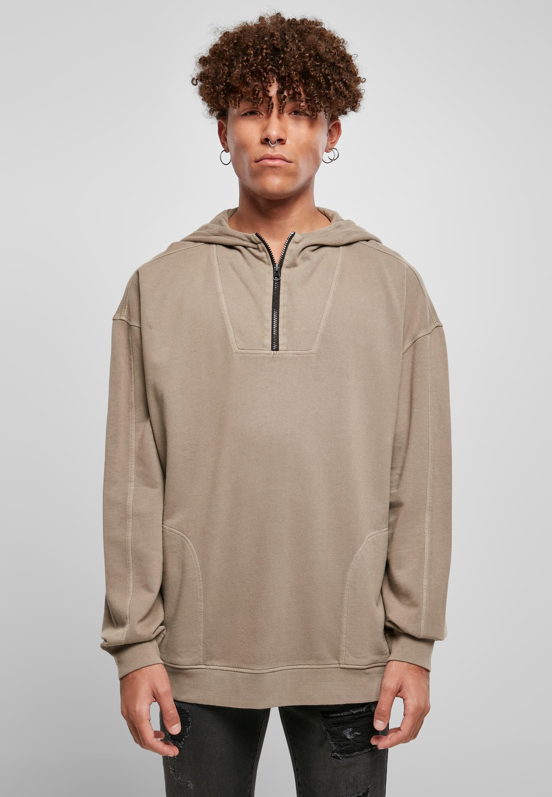 URBAN CLASSICS Kapuzensweatshirt »Urban Classics Herren Overdyed Camp Hoody«