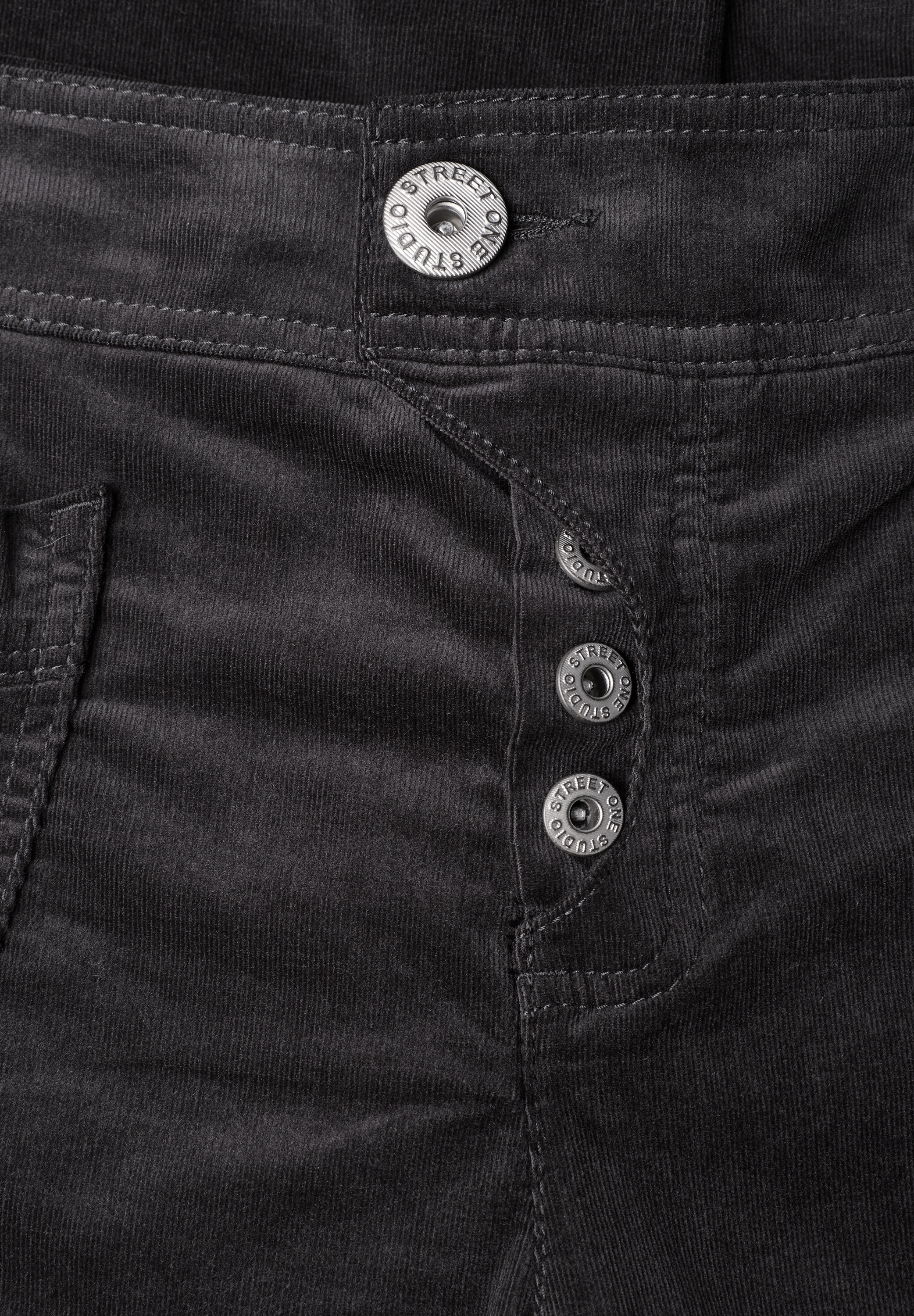 STREET ONE STUDIO Cordhose  Middle Waist