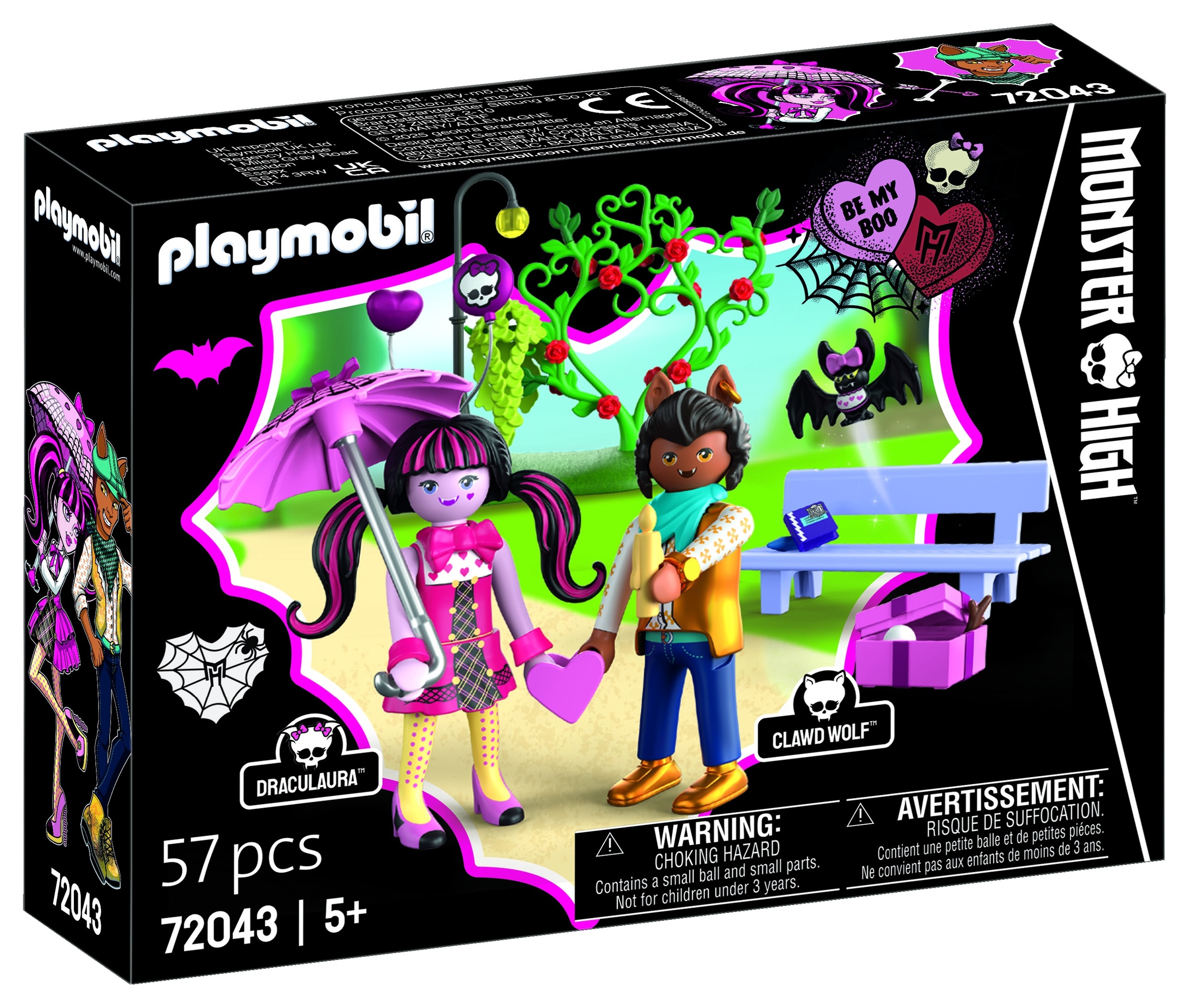 Playmobil® Konstruktions-Spielset »Valentinstagsdate (72043), Monster High™« Spielfigur