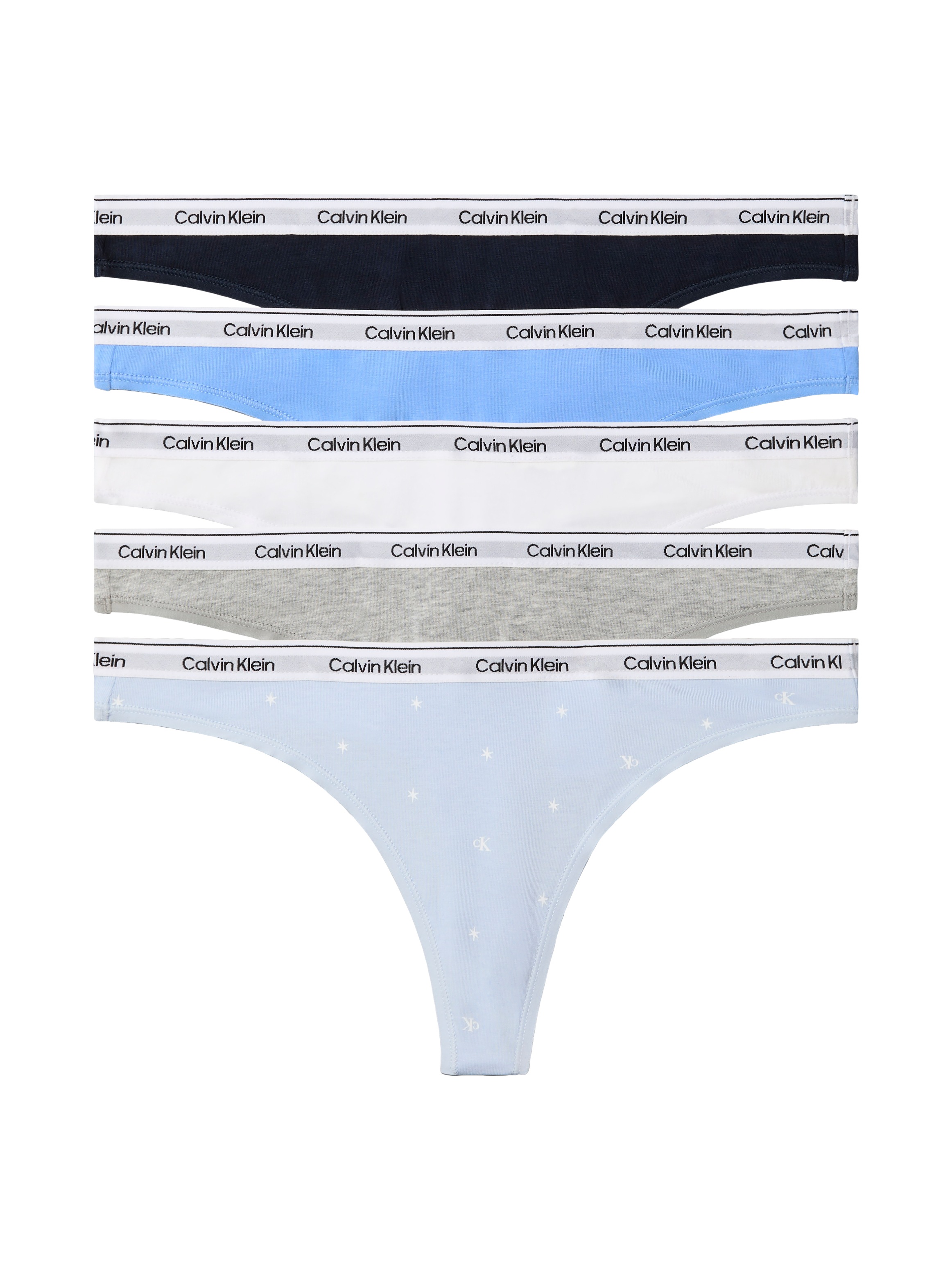Calvin Klein Underwear Tanga "THONG 5 PK" Packung, Körpernahe Passform günstig online kaufen