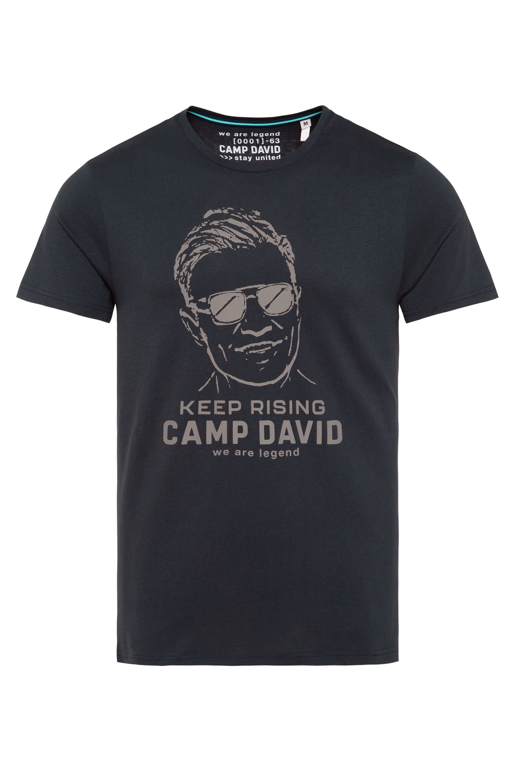 CAMP DAVID Rundhalsshirt, aus Baumwolle