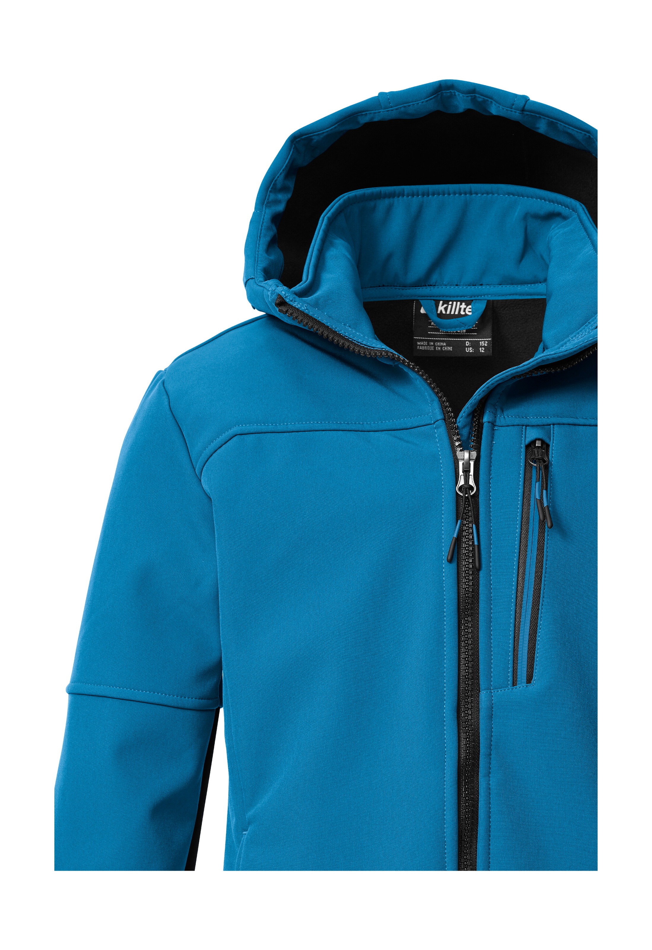 Killtec Softshelljacke »KOW 226 BYS SFTSHLL JCKT«, Wind- und wasserabweisende Kinder-Softshelljacke, Fleece, Reflektoren