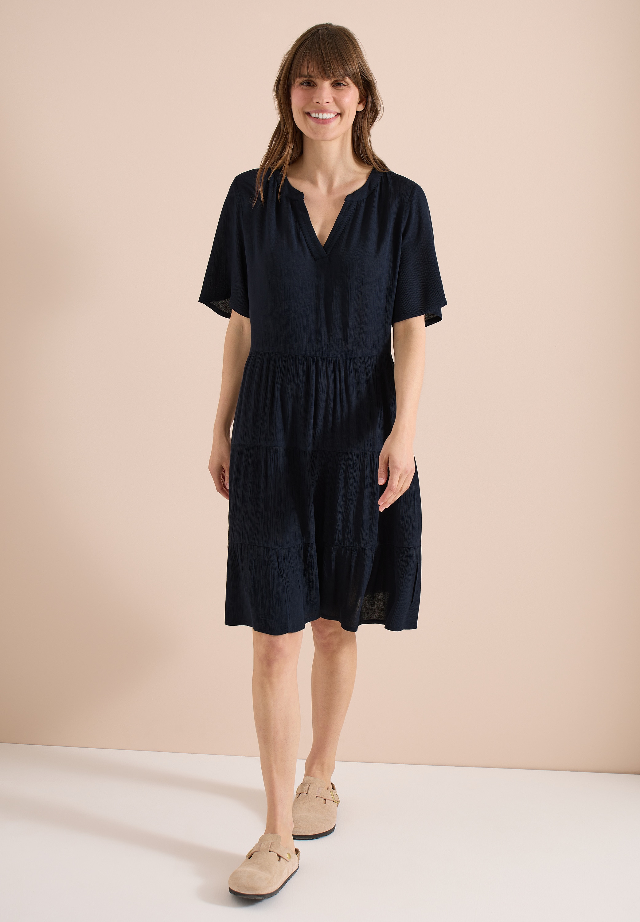 Cecil Sommerkleid Ohne Taschen mit grafischem Muster