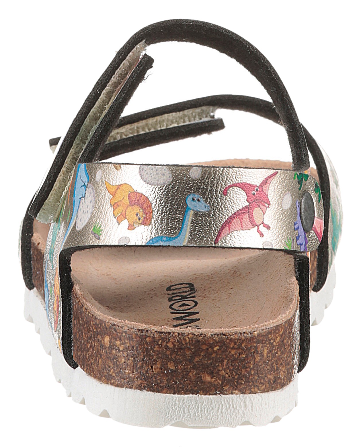 KIDSWORLD Riemchensandale »Dinos«, Klettschuh, Sommerschuh, Sandalette mit ergonomisch geformtem Fußbett