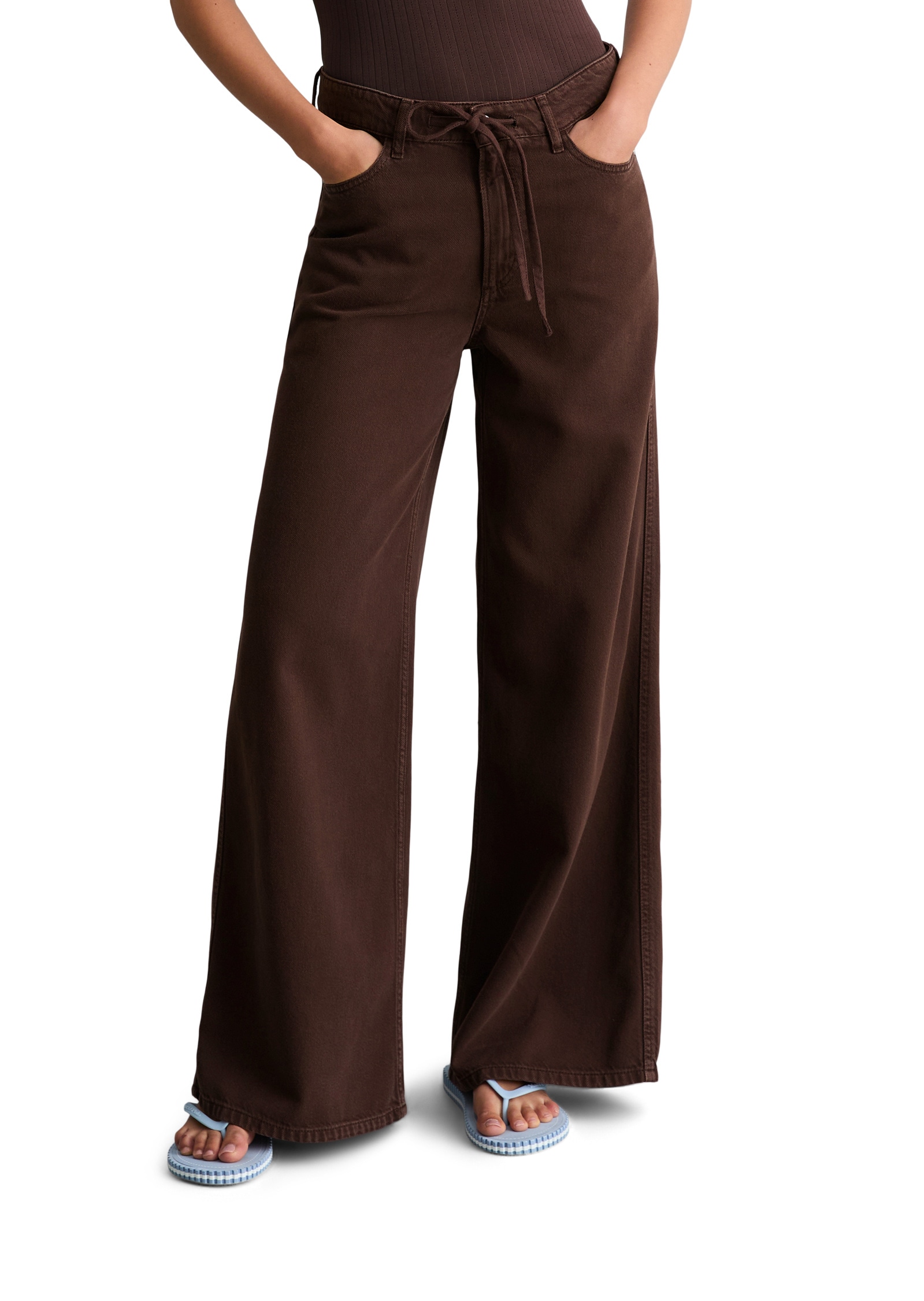 Marc OPolo DENIM Weite Jeans "aus Organic-Cotton-Lyocell-Mix"