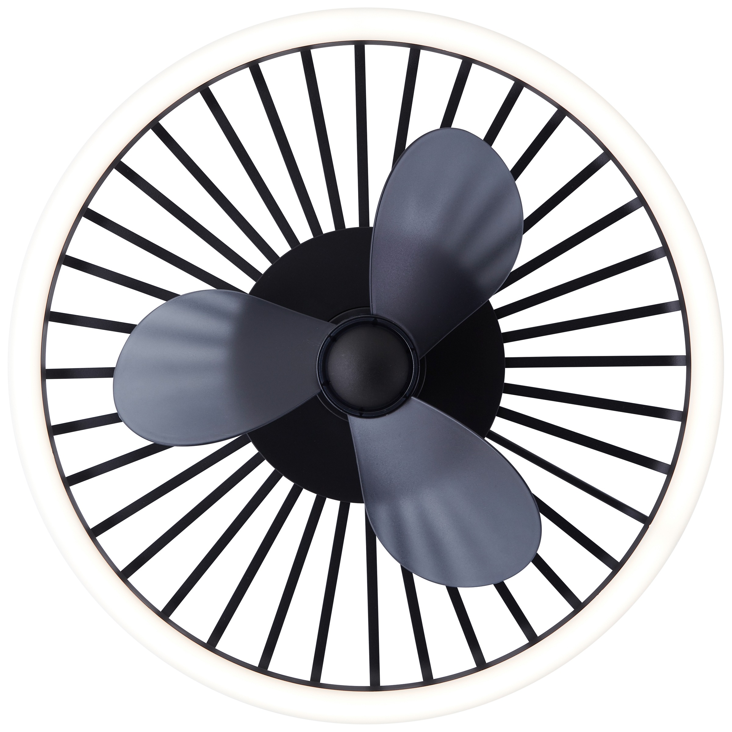 Brilliant LED Deckenleuchte »Capo« LED-Modul 1 Stk. warmweiß - kaltweiß LED-Ventilator, Ø 48 cm, 4200 lm, dimmbar, CCT