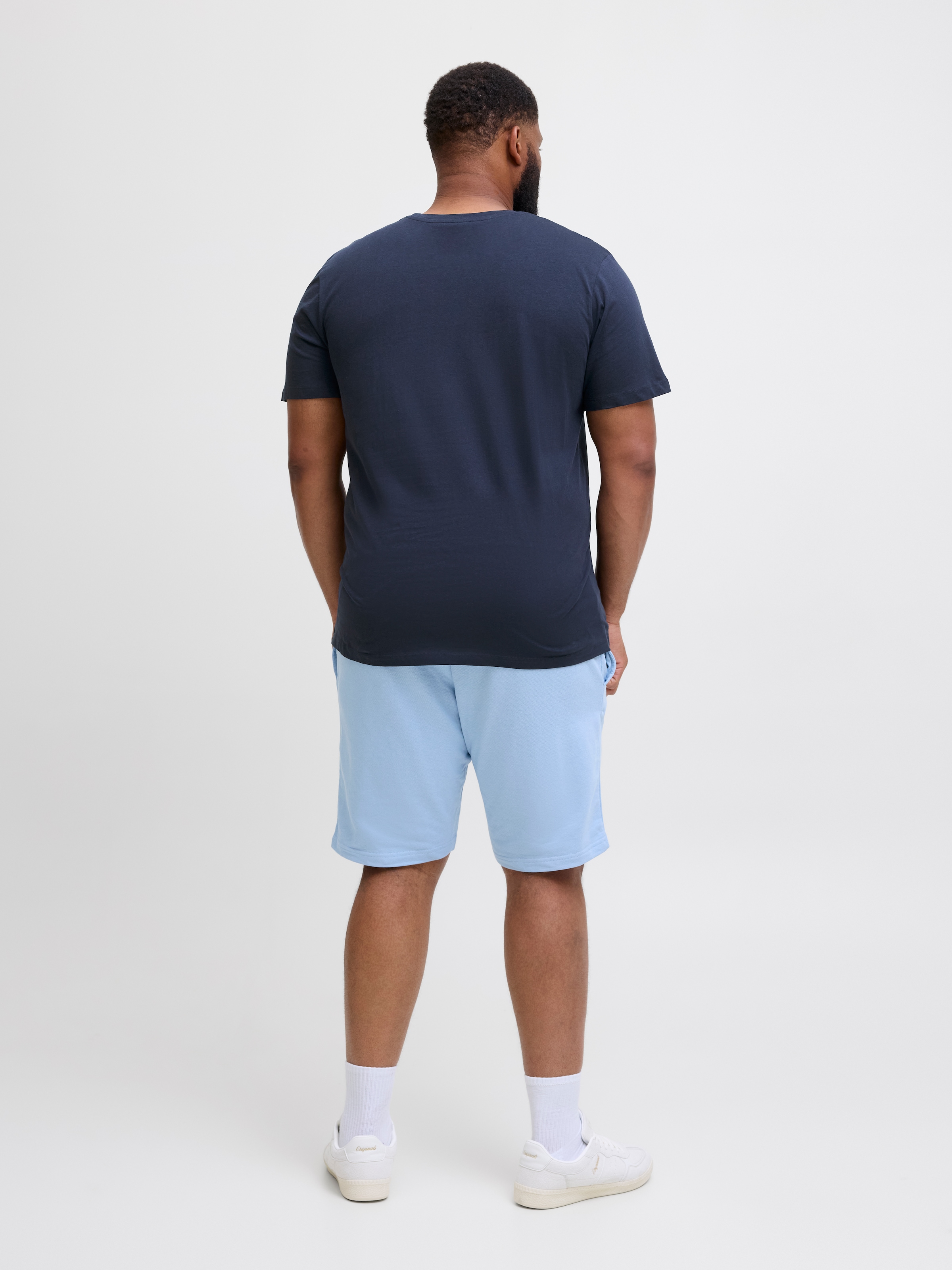 Jack & Jones PlusSize Rundhalsshirt »JJJAXON TEE SS CREW NECK PLS«