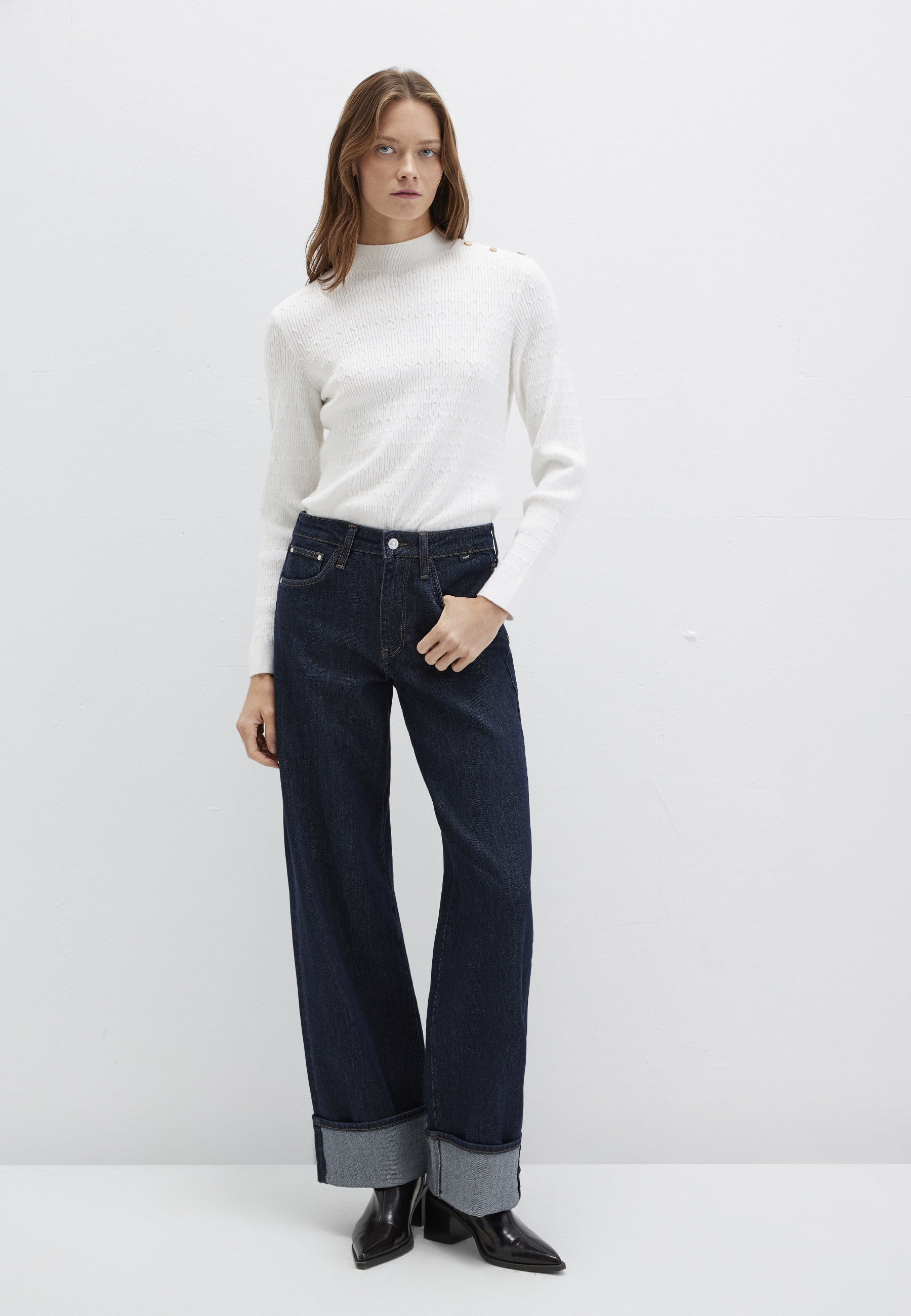 Mavi Strickpullover "HIGH COLLAR SWEATER" günstig online kaufen