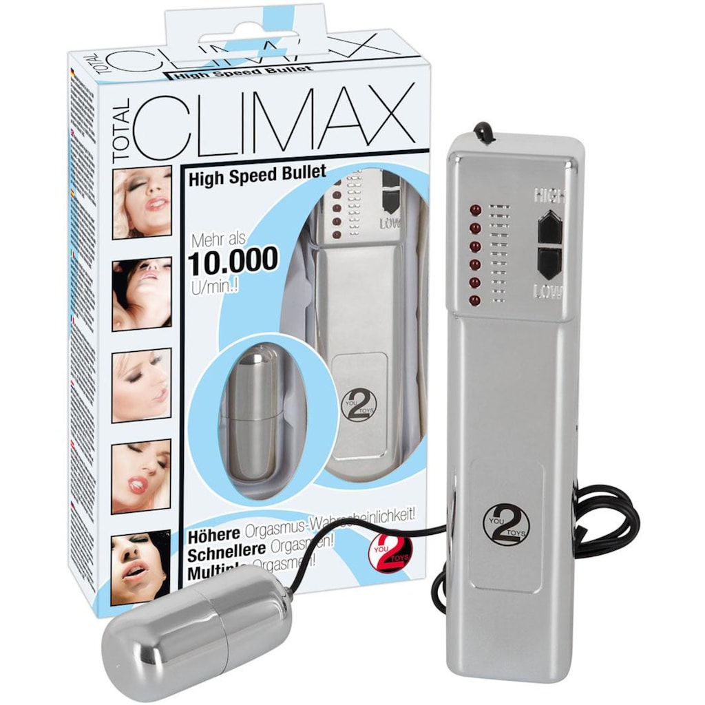 You2Toys Vibro-Ei »Total Climax High Speed Bullet«, mit Fernbedienung