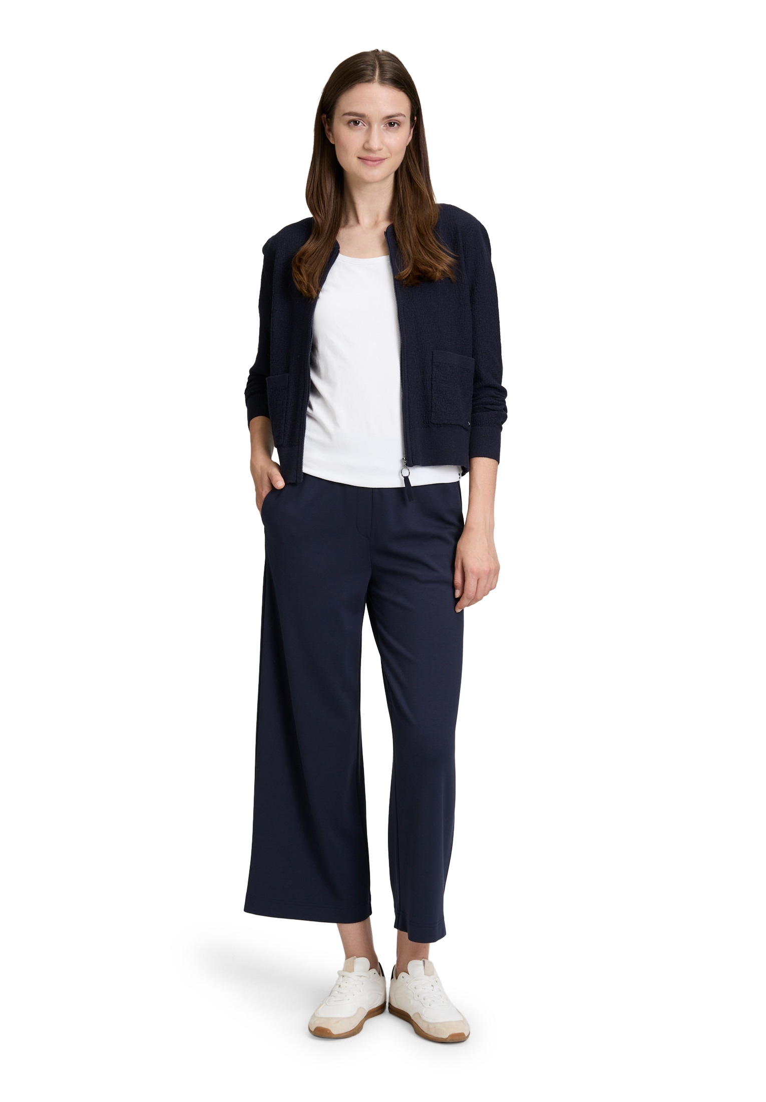 Betty&Co Strickjacke »Betty & Co Strick-Cardigan mit Reißverschluss«
