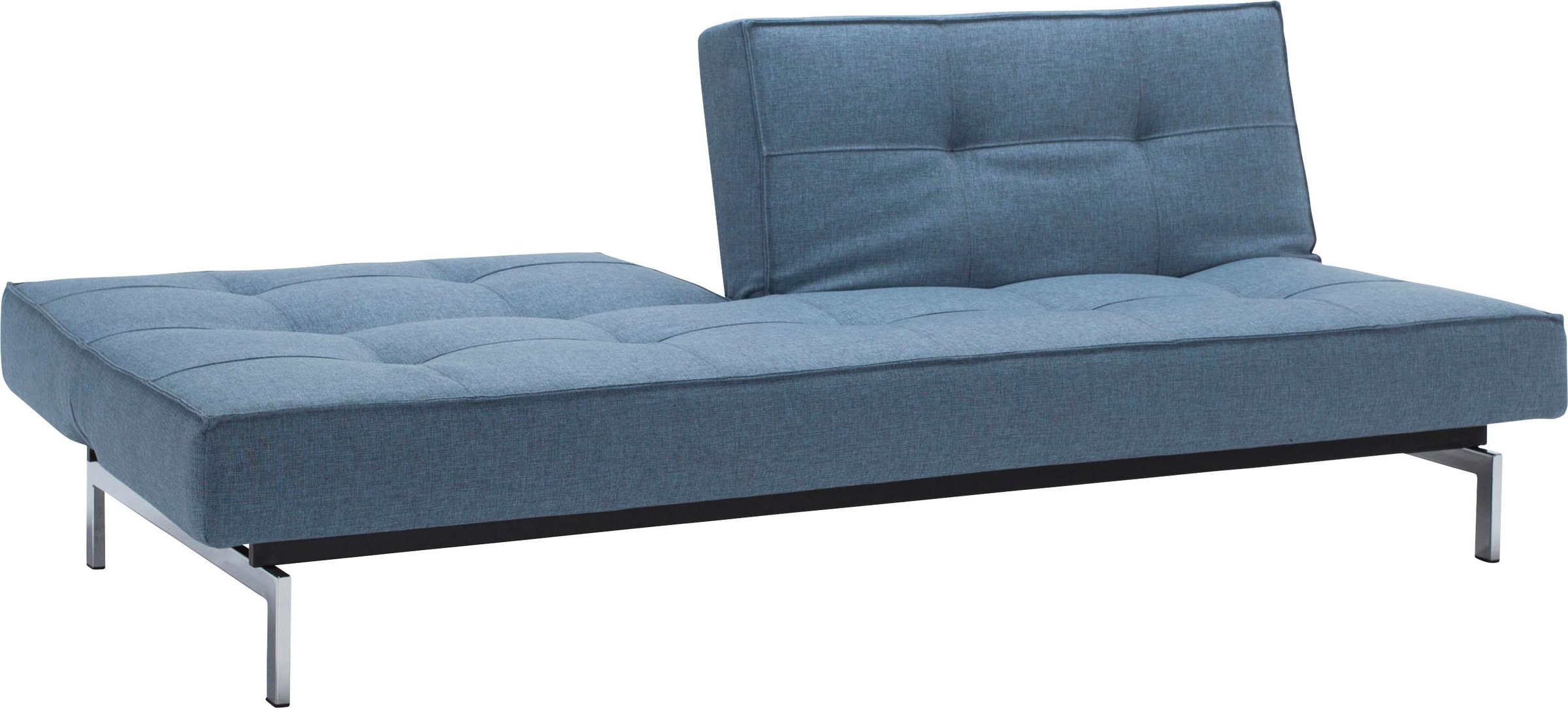 LIVING chromglänzenden mit skandinavischen Design Schlafsofa | kaufen ™ »Splitback«, Beinen, BAUR INNOVATION in