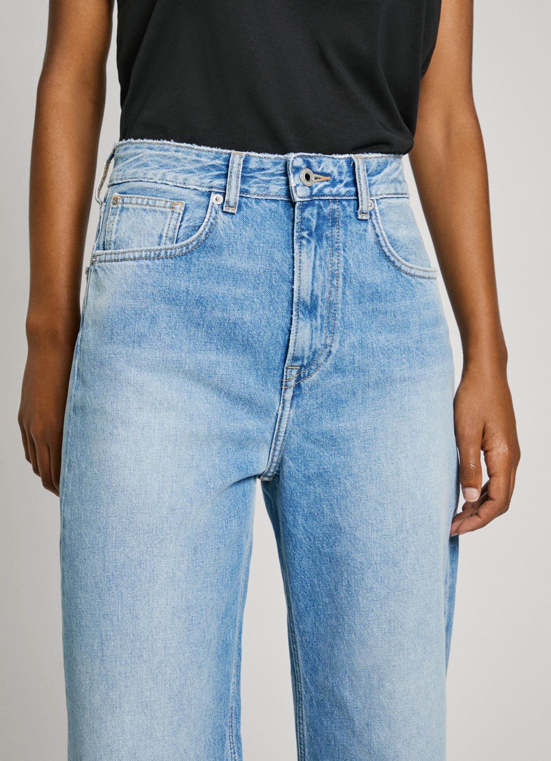 Pepe Jeans Gerade Jeans »STRAIGHT JEANS UHW«, mit hohem Bund