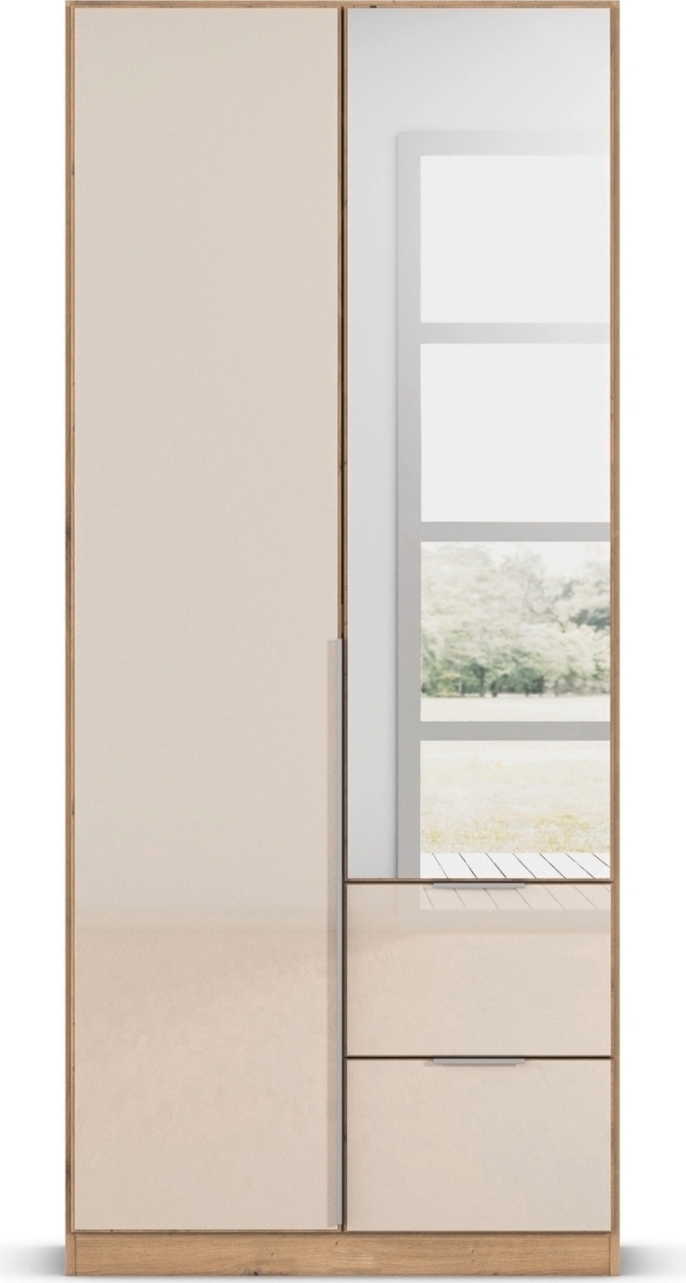 rauch Drehtürenschrank »Kleiderschrank Kleiderschränke Schrank Garderobe AGORDO mit Glasfront«, mit Außenschubkästen, in 6 Breiten und 2 Höhen MADE IN GERMANY