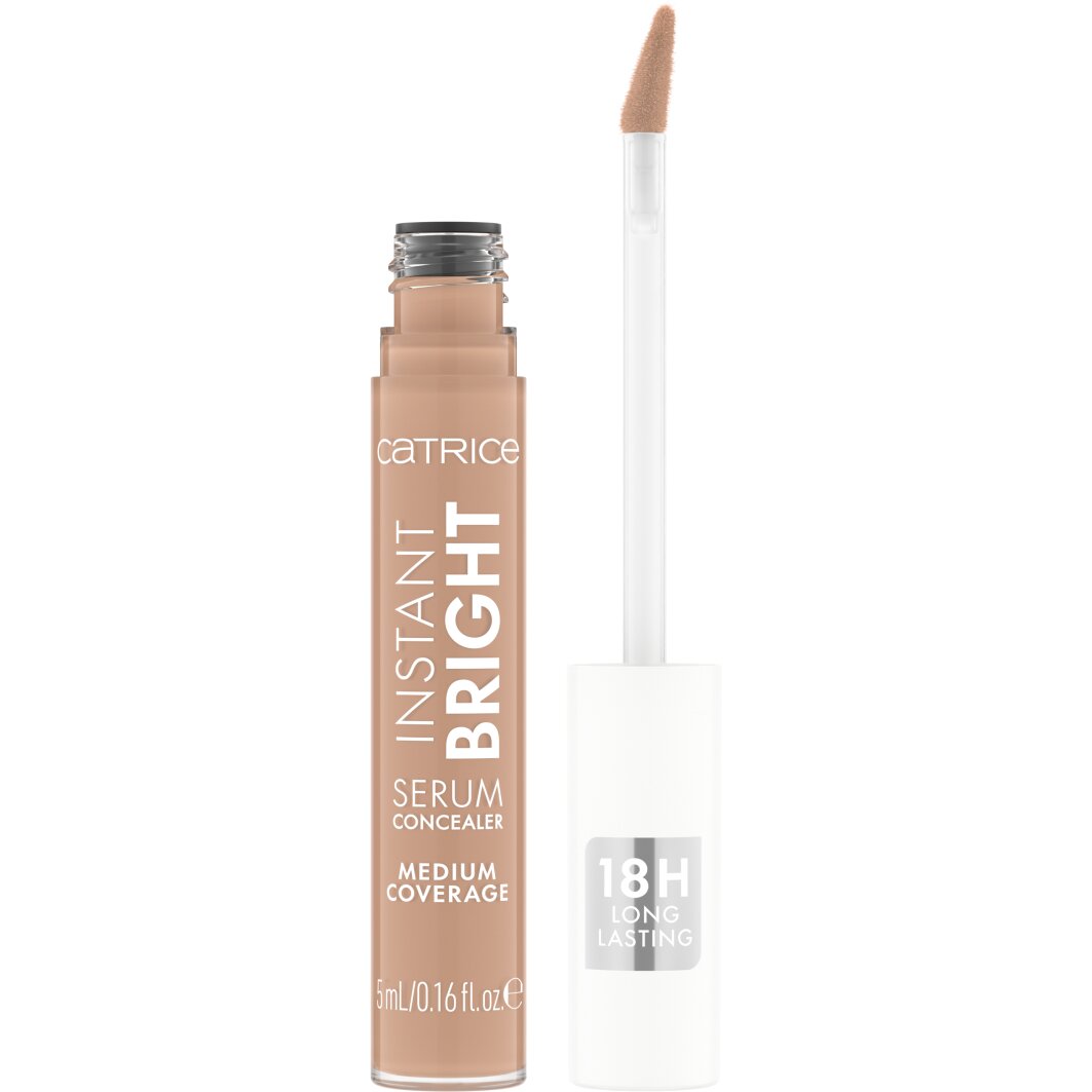 CATRICE Concealer "Instant Bright Serum Concealer", 15ml, beige, Teint-Kosmetika, Langhaltend, mittlere Deckkraft, leichte Textur, spendet