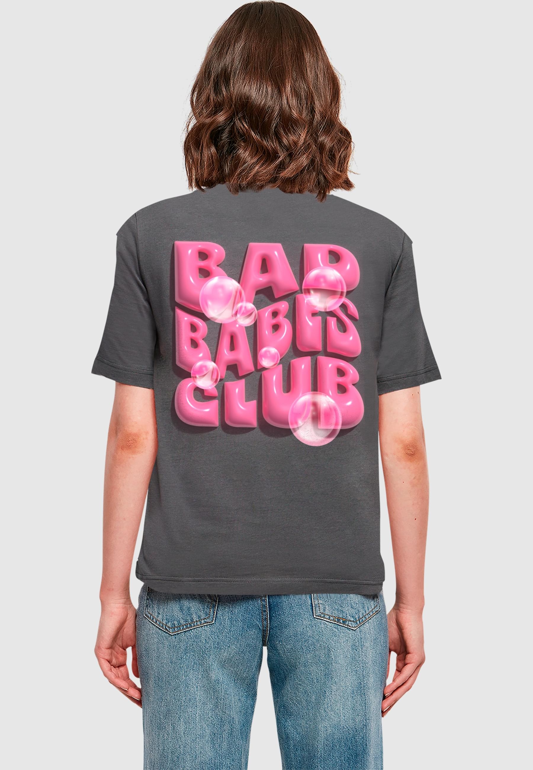 Miss Tee T-Shirt »Miss Tee Damen Bad Babes Club Tee«, (1 tlg.)
