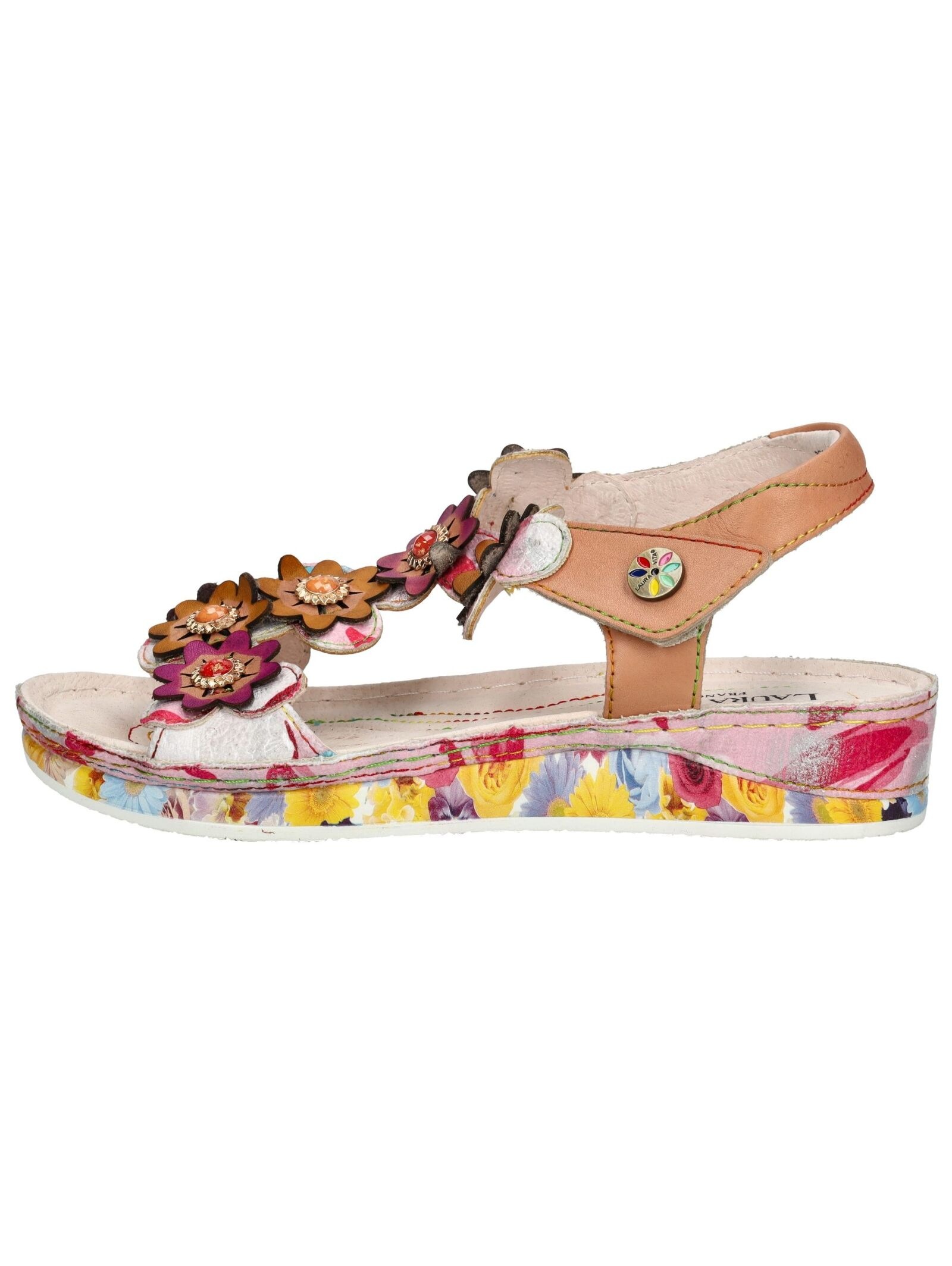 LAURA VITA Riemchensandale "LAURA VITA Sandalen Leder/Textil" günstig online kaufen