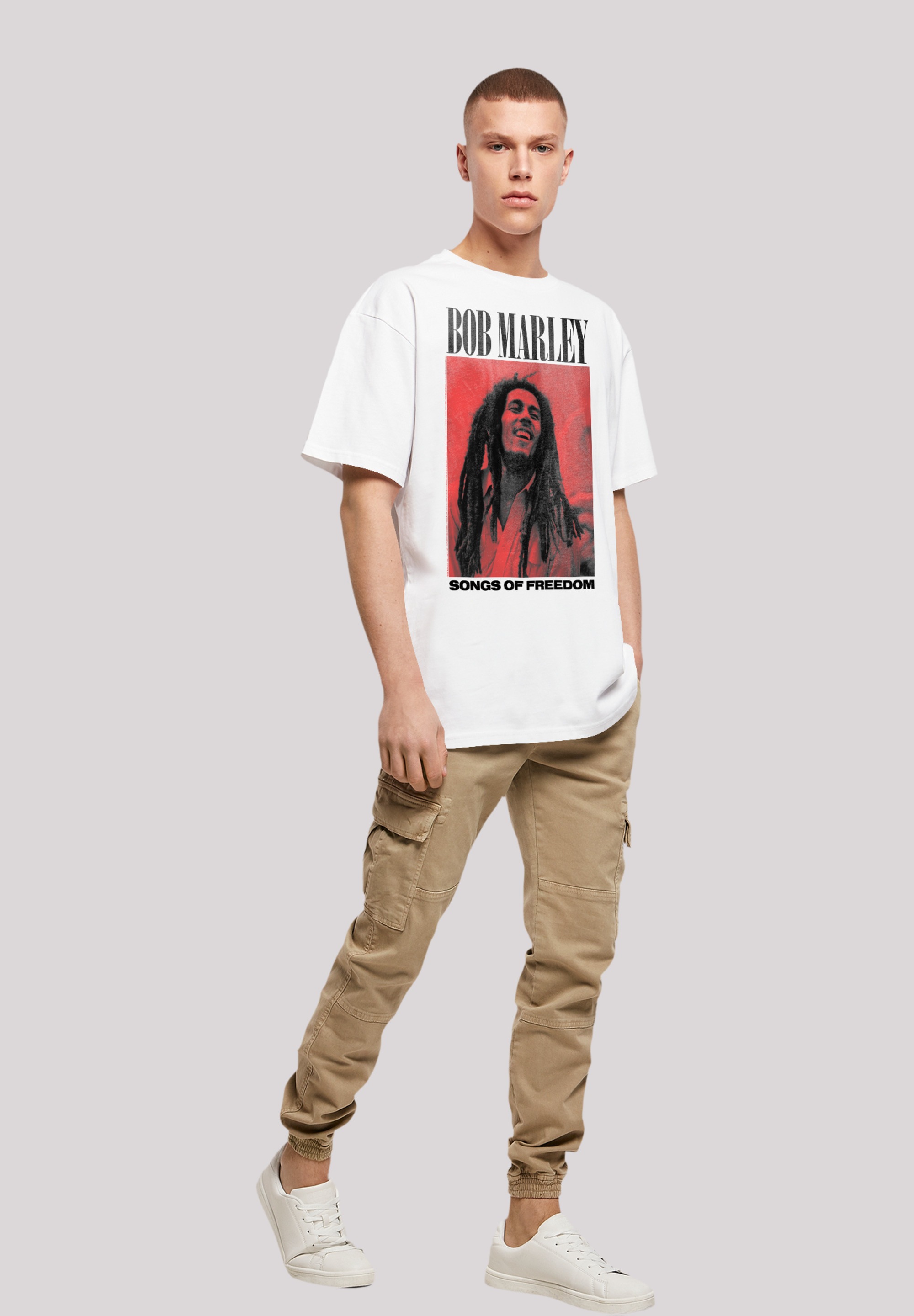 F4NT4STIC T-Shirt »Bob Marley Songs Of Freedom Reggae Music«, Premium Qualität, Musik, By Rock Off