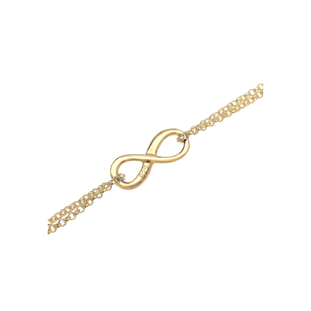 Elli Collier »Choker Erbskette Infinity Unendlichkeit 925 Silber«