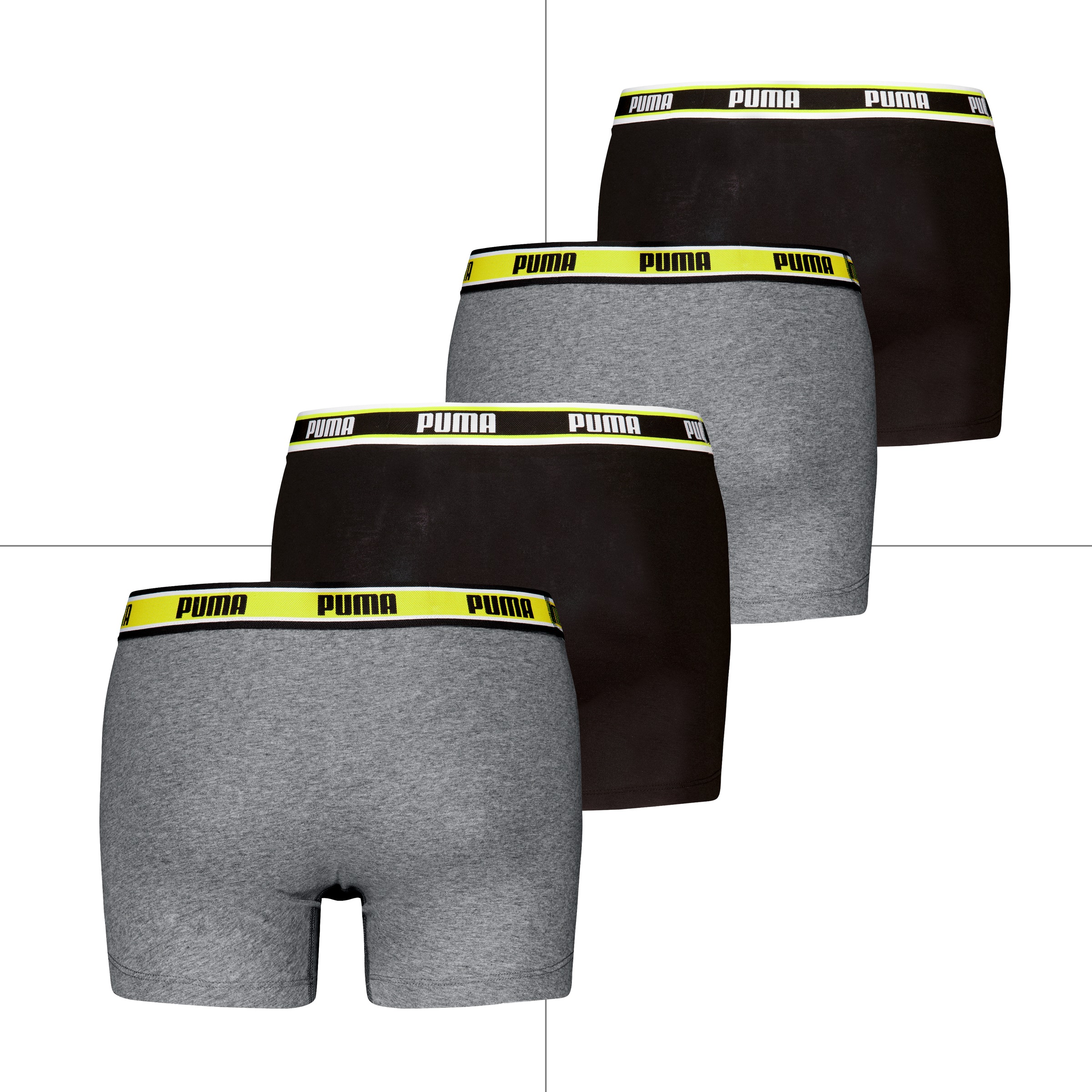 PUMA Boxer, (4-Pack), mit klassischem Logobund