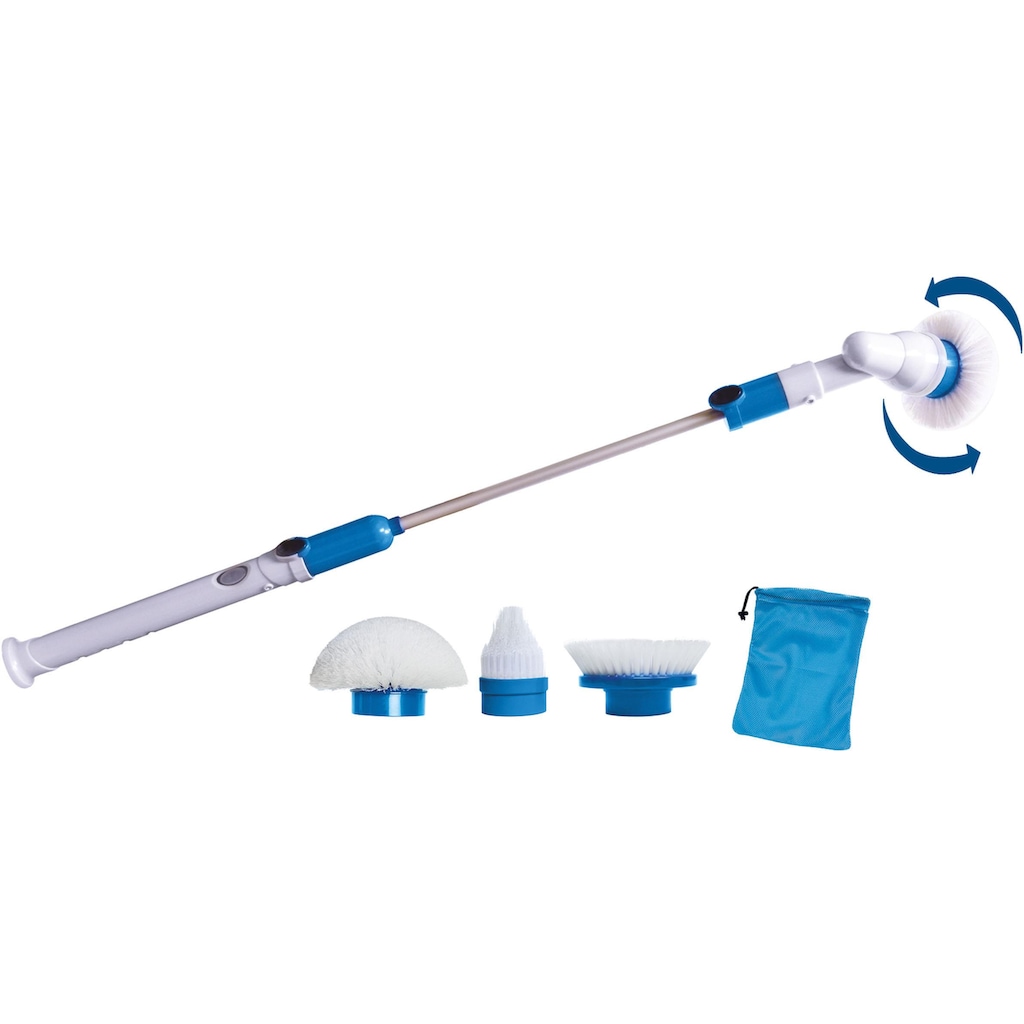 MediaShop Reinigungsbürste »HURRICANE SPIN SCRUBBER«, Set, 7 St., aus Kunststoff-Silikon