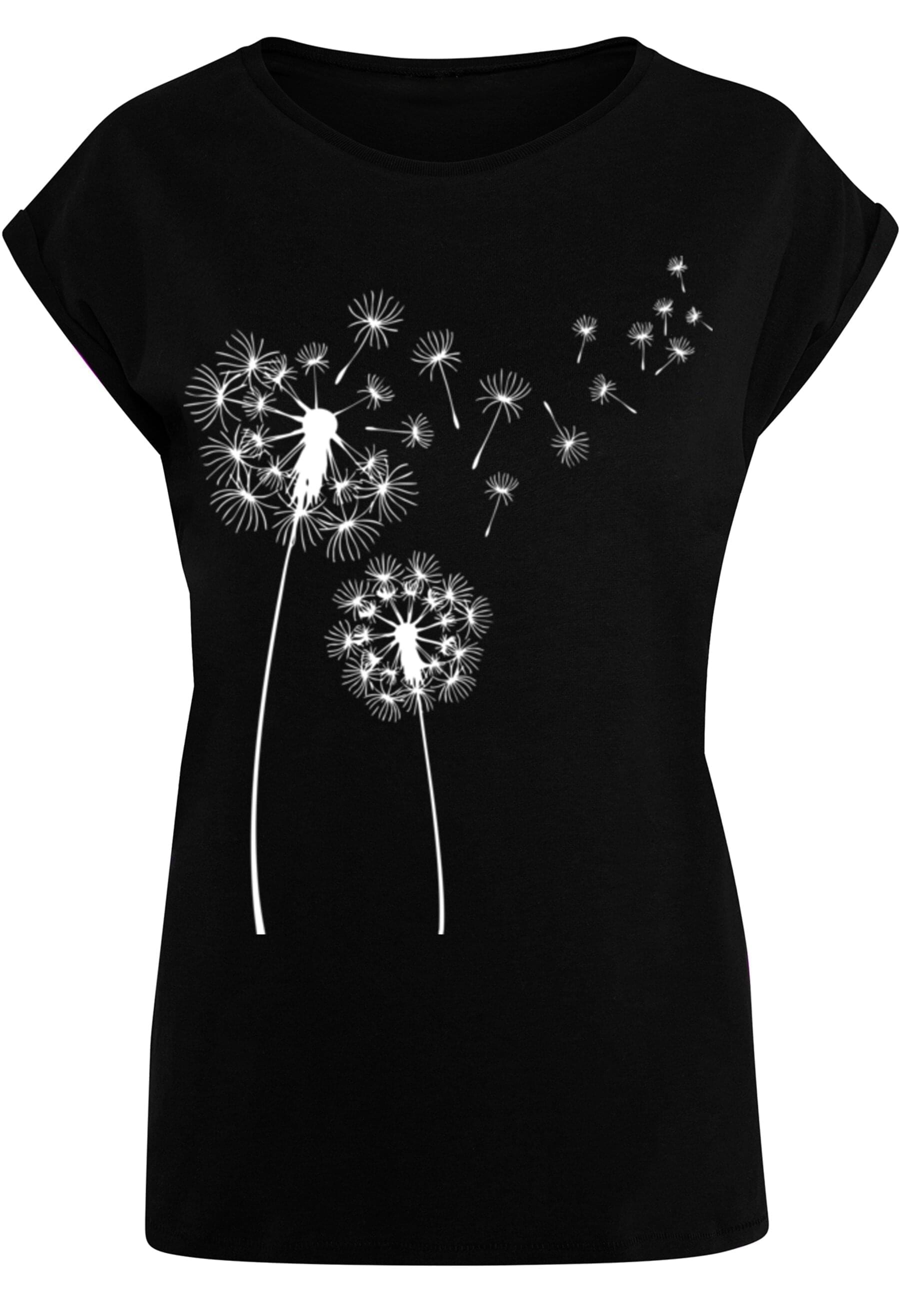 CLOUD 5IVE T-Shirt "CLOUD 5IVE Ladies 77 Pusteblume Black Tee", (1 tlg.) günstig online kaufen