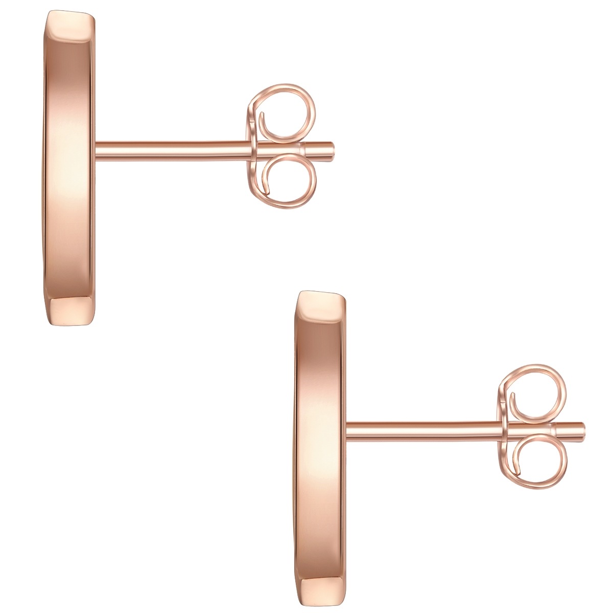 GLANZSTÜCKE MÜNCHEN GSM1858 Earrings Rose Gold White 2
