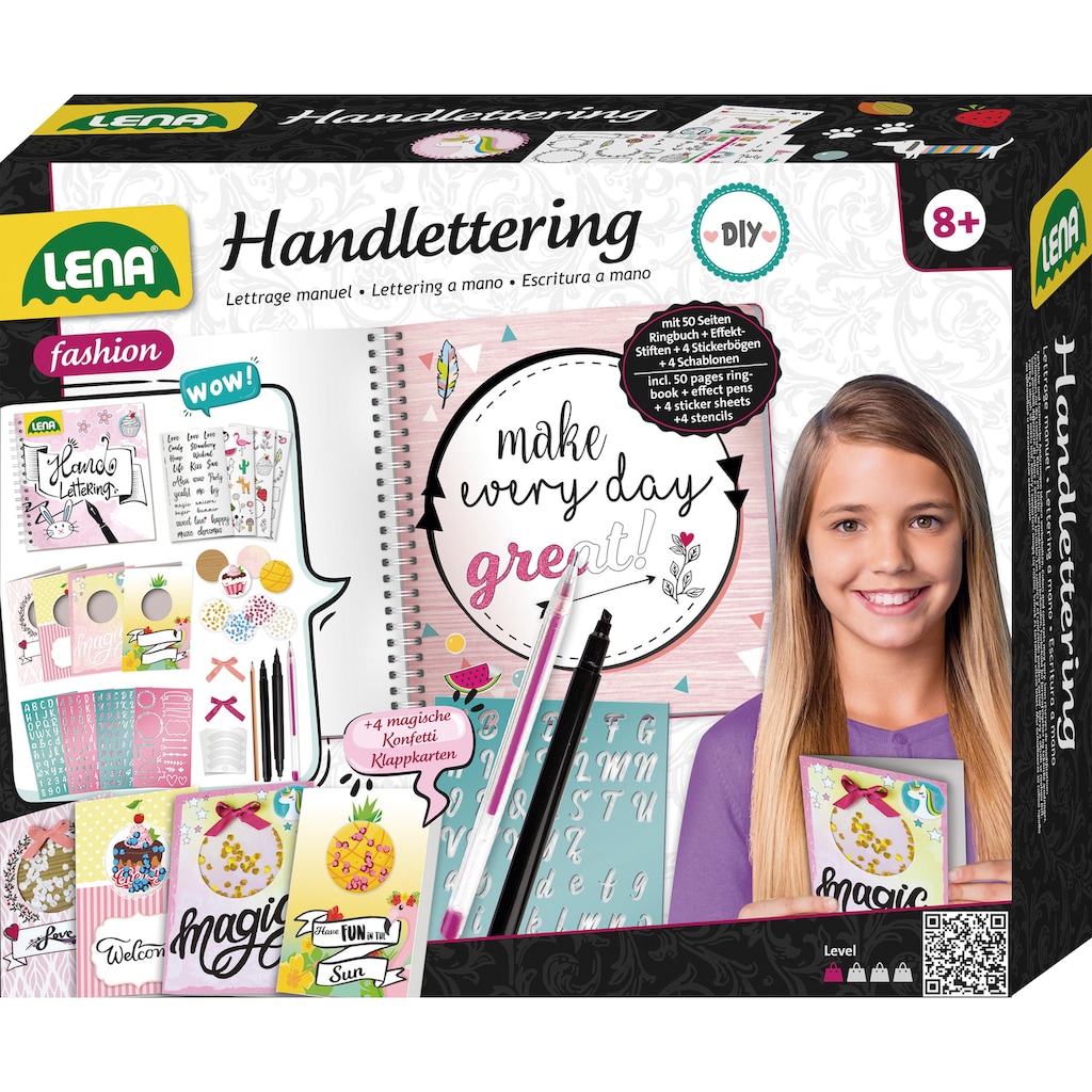 Lena® Kreativset »Handlettering-Set, groß«