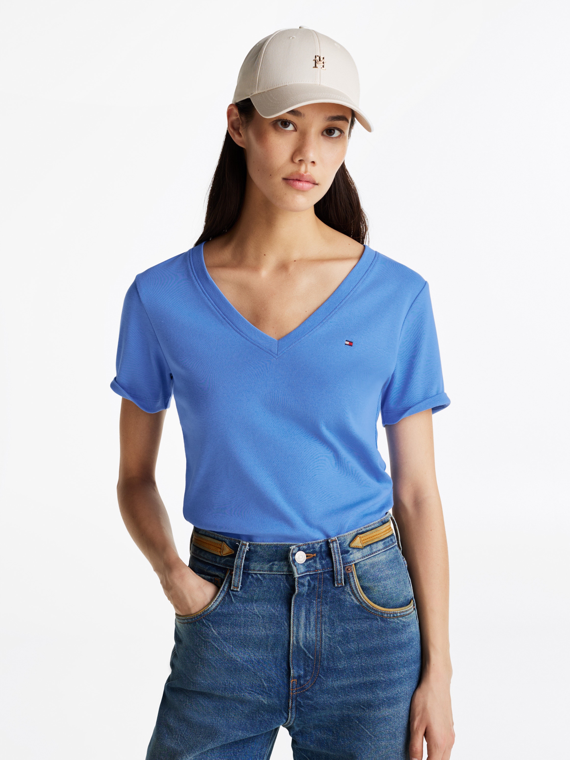Tommy Hilfiger T-Shirt "CODY, Slim Fit", mit V-Ausschnitt günstig online kaufen