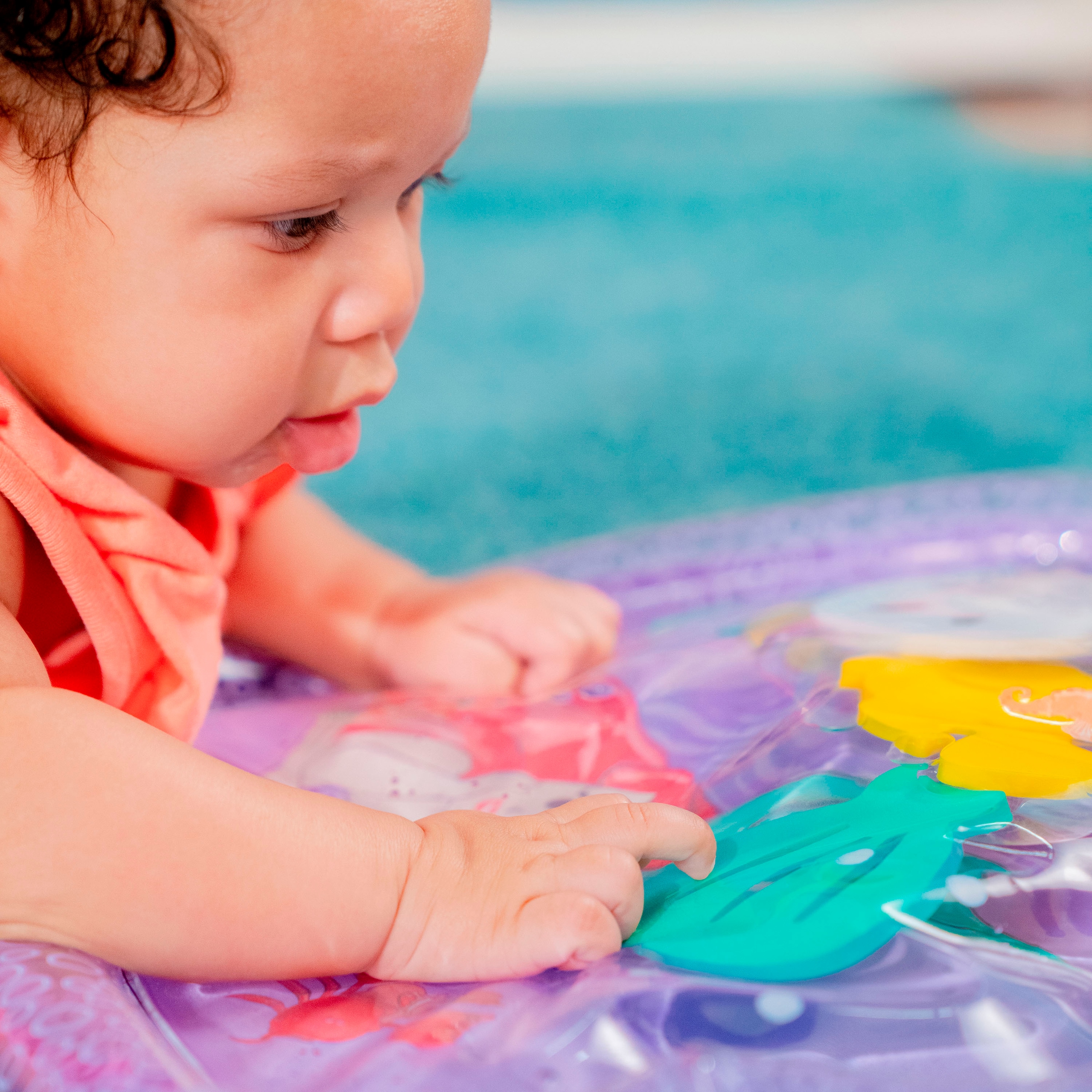 Bright Starts Spielmatte »The little Mermaid Sea TreasuresTummy Time Water Mat«