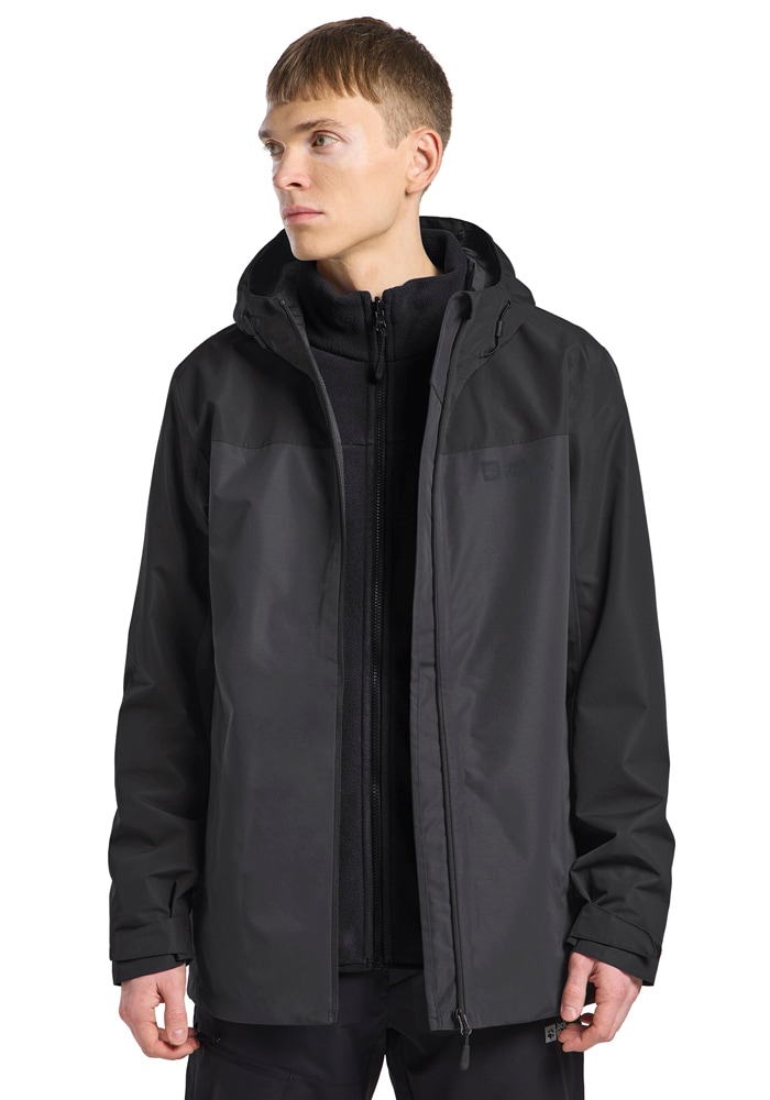 Jack Wolfskin 3-in-1-Funktionsjacke "TAUBENBERG 3IN1 JKT M" mitKapuze günstig online kaufen